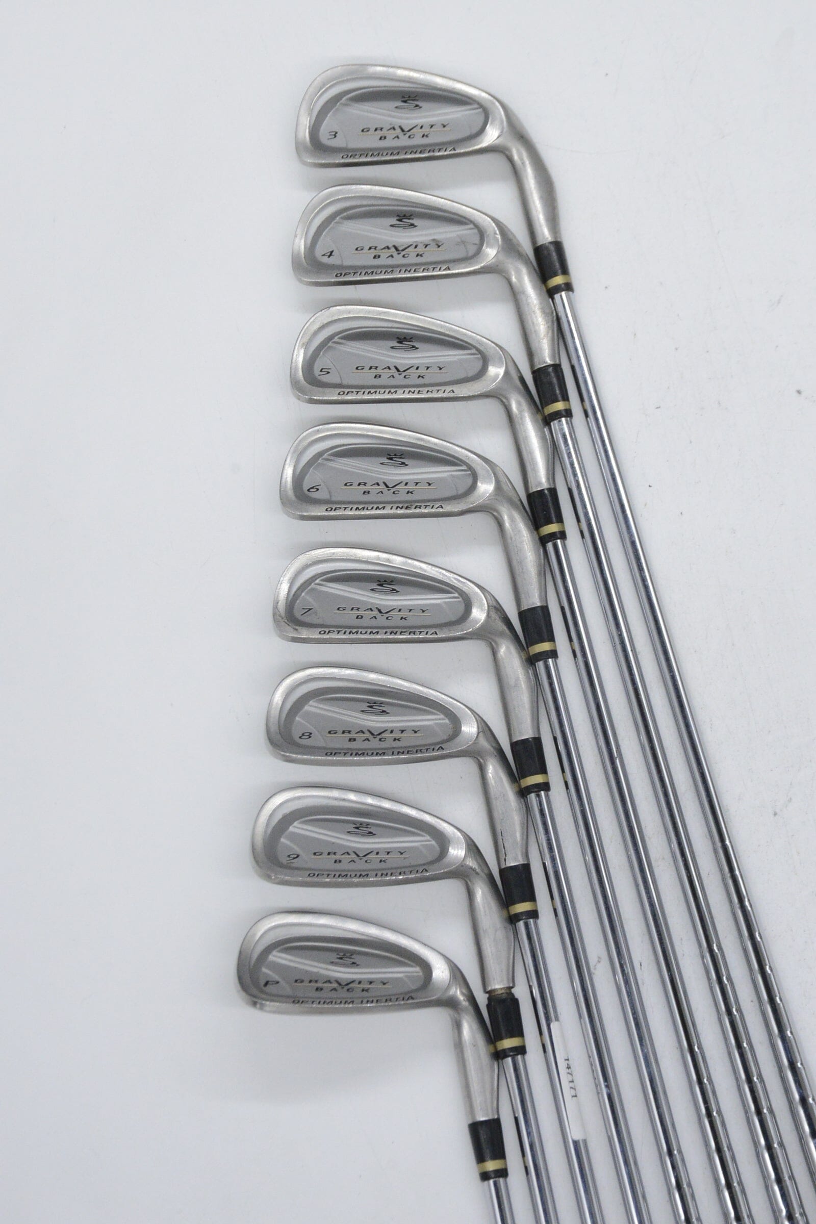 Cobra Gravity Back 3-PW Iron Set S Flex Std Length Golf Clubs GolfRoots