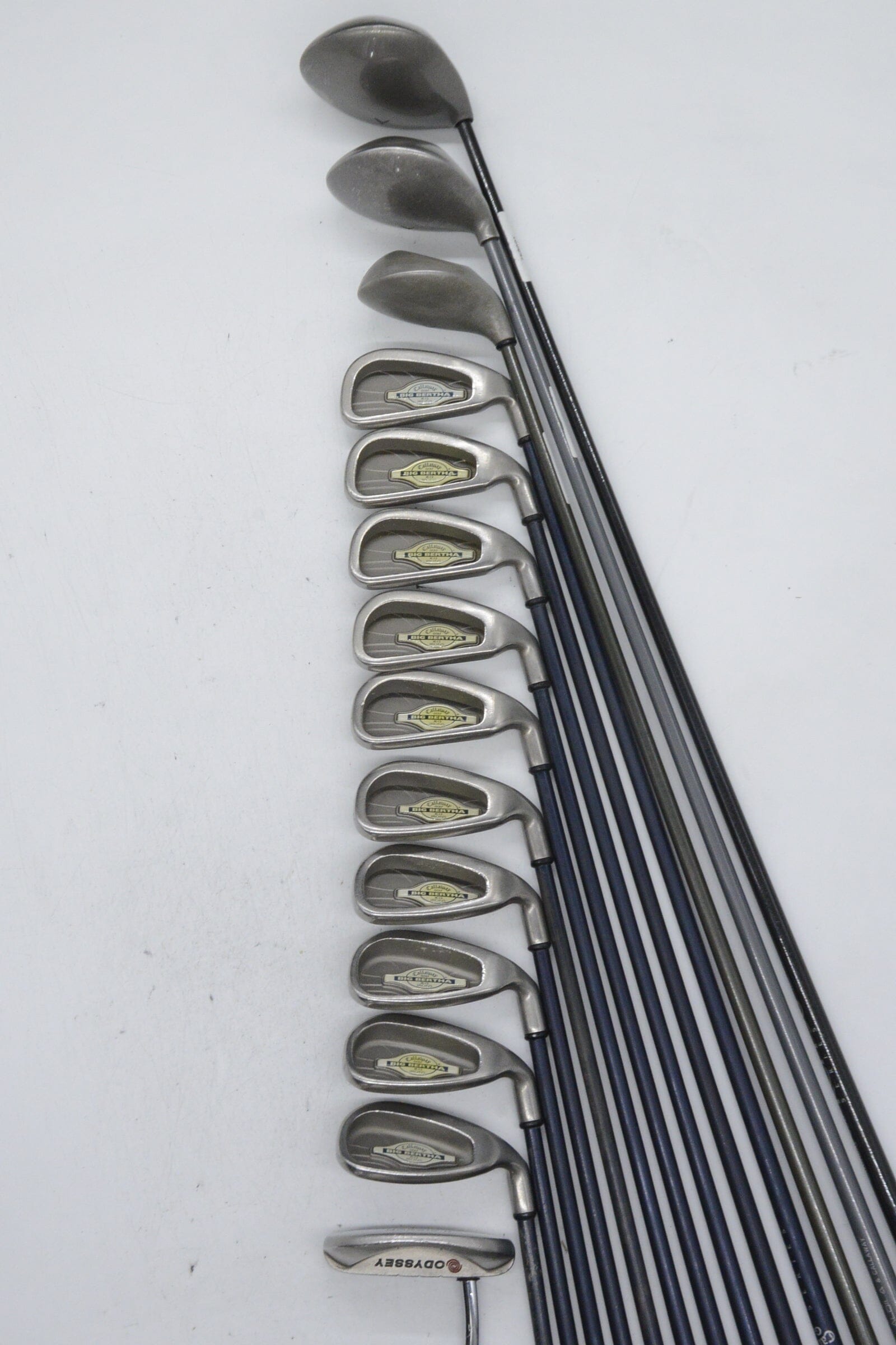 Callaway Big Bertha X-12 Mixed Full Set R Flex -0.5" Golf Clubs GolfRoots