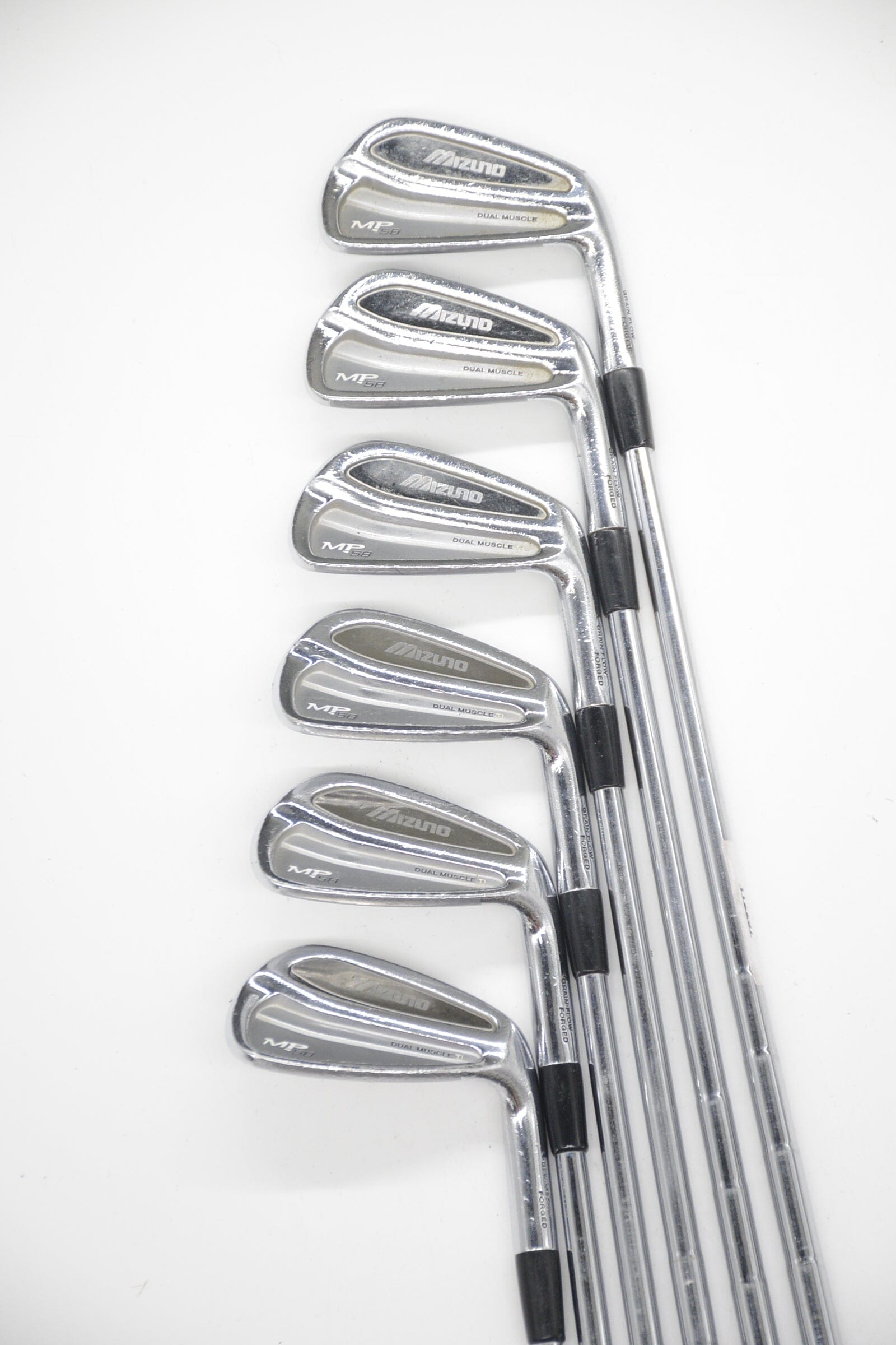 Mizuno MP-58 4-6, 8-PW Iron Set S Flex -0.5" Golf Clubs GolfRoots
