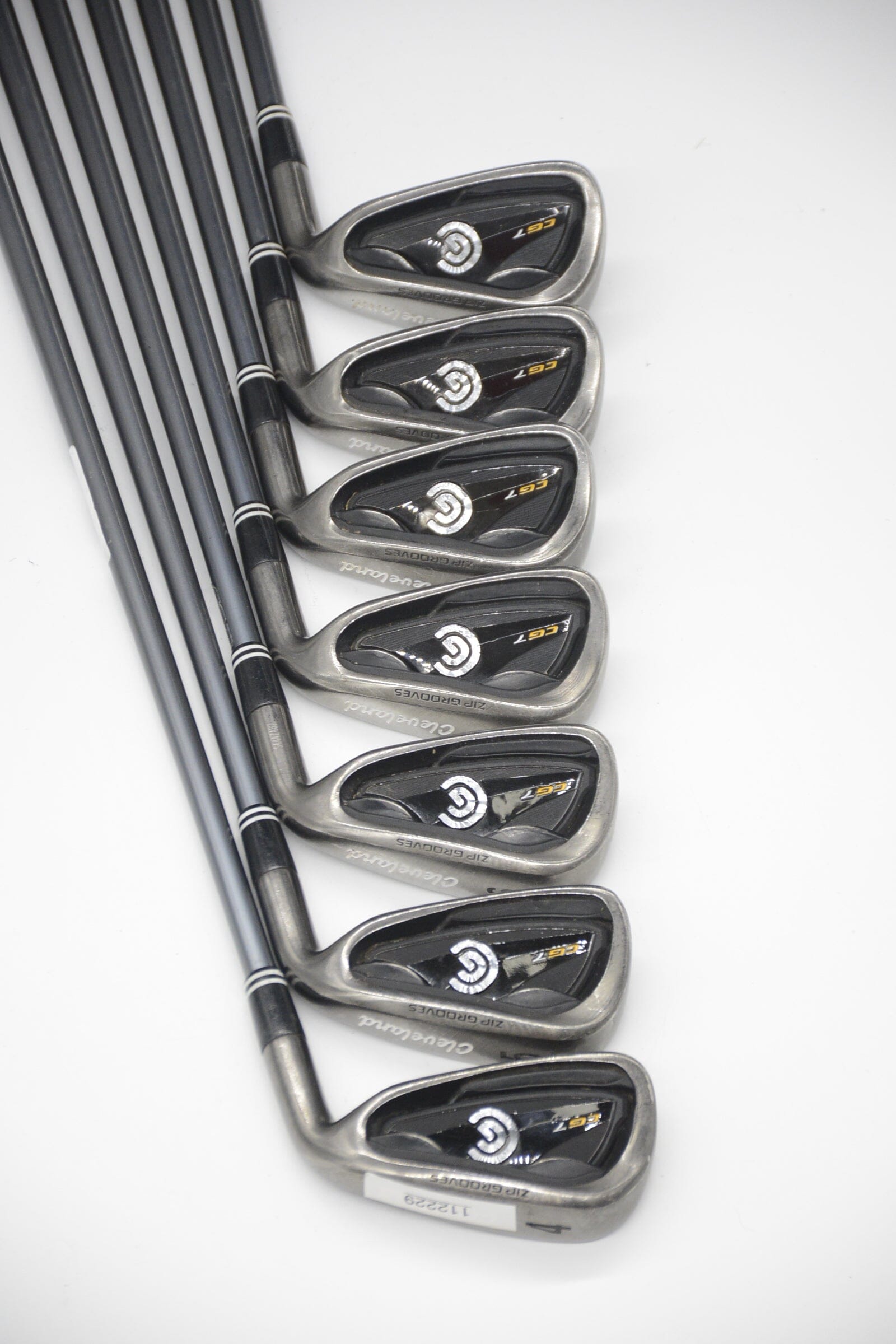 Cleveland CG7 Black Pearl 4-PW Iron Set SR Flex -0.5" Golf Clubs GolfRoots