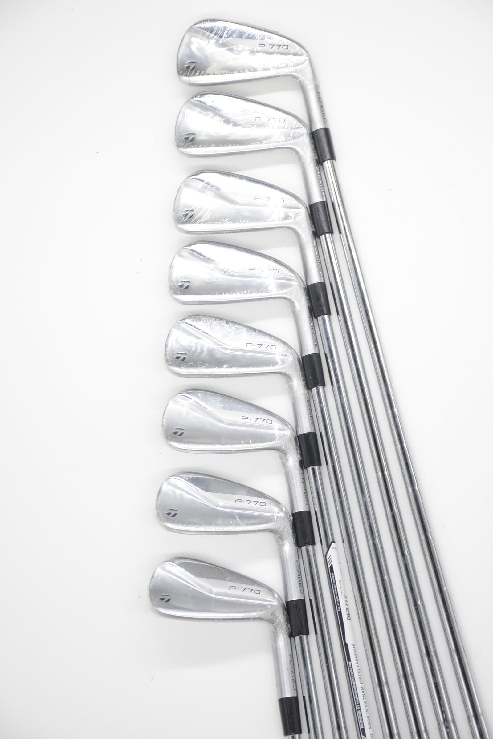NEW TaylorMade P770 '20 3-PW Iron Set S Flex -0.25" Golf Clubs GolfRoots
