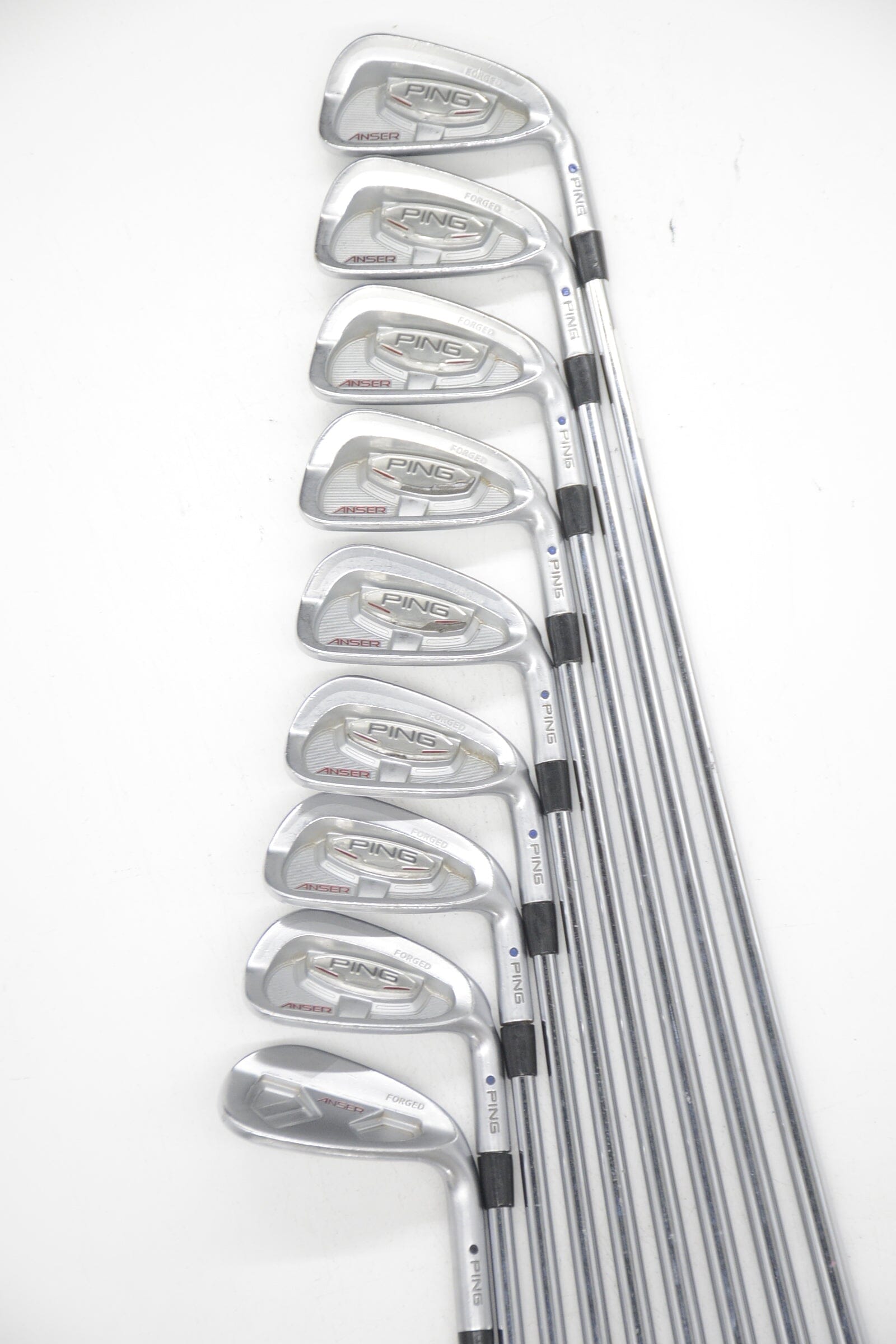 Ping Anser 2010 3-AW Iron Set R Flex Std Length Golf Clubs GolfRoots