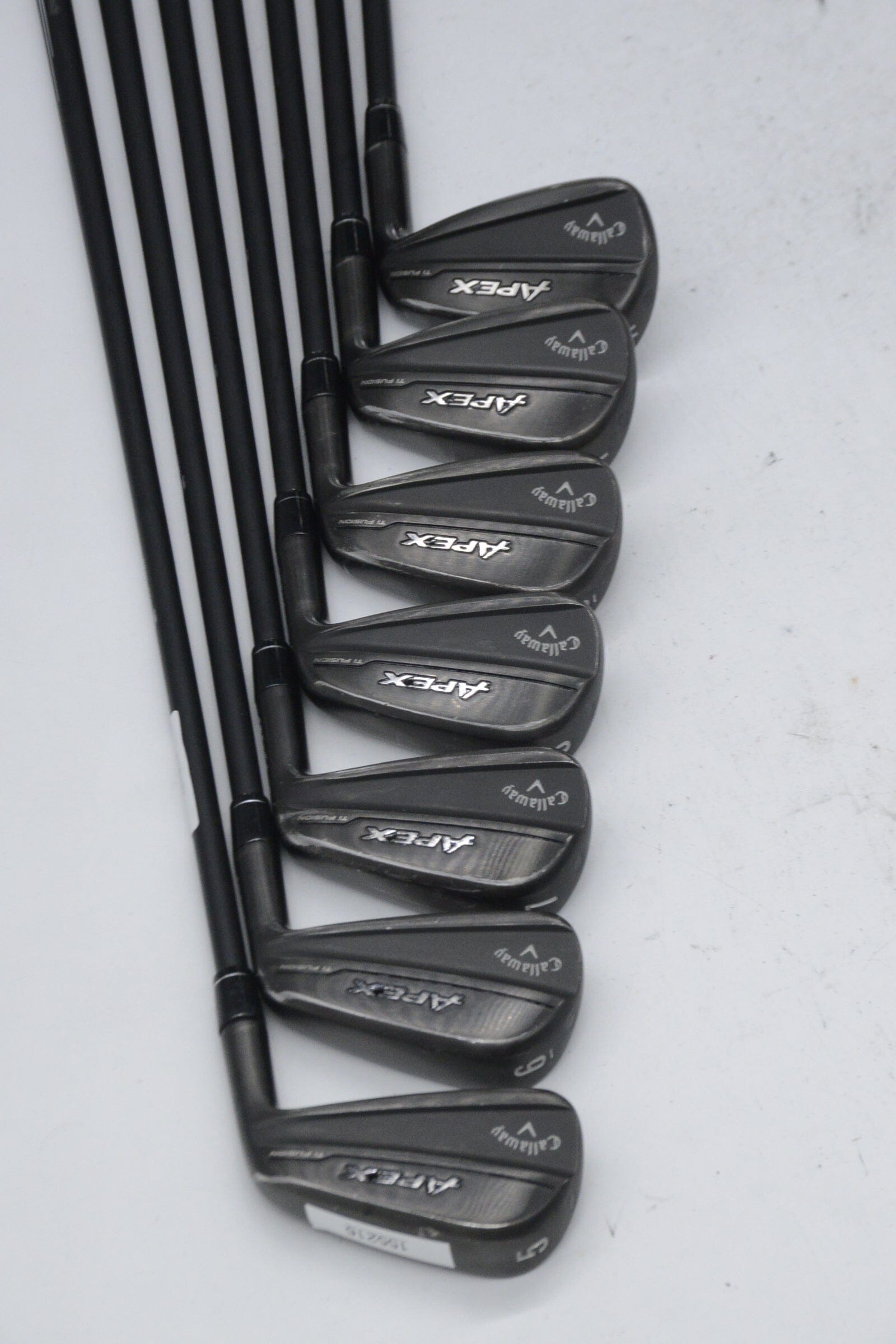 Callaway Apex Ti Fusion Black 5-AW Iron Set R Flex -0.75" Golf Clubs GolfRoots