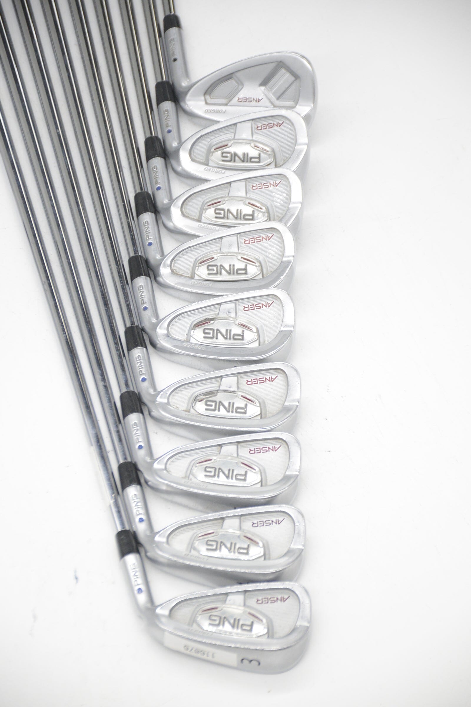 Ping Anser 2010 3-AW Iron Set R Flex Std Length Golf Clubs GolfRoots