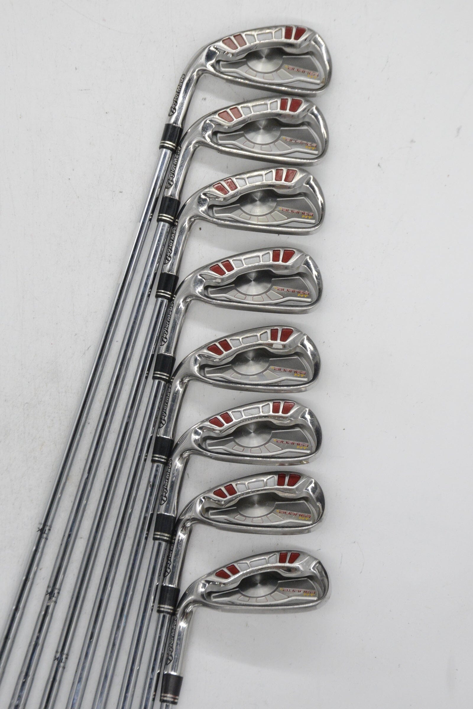 Lefty TaylorMade Burner HT 4-AW Iron Set R Flex +0.25" Golf Clubs GolfRoots