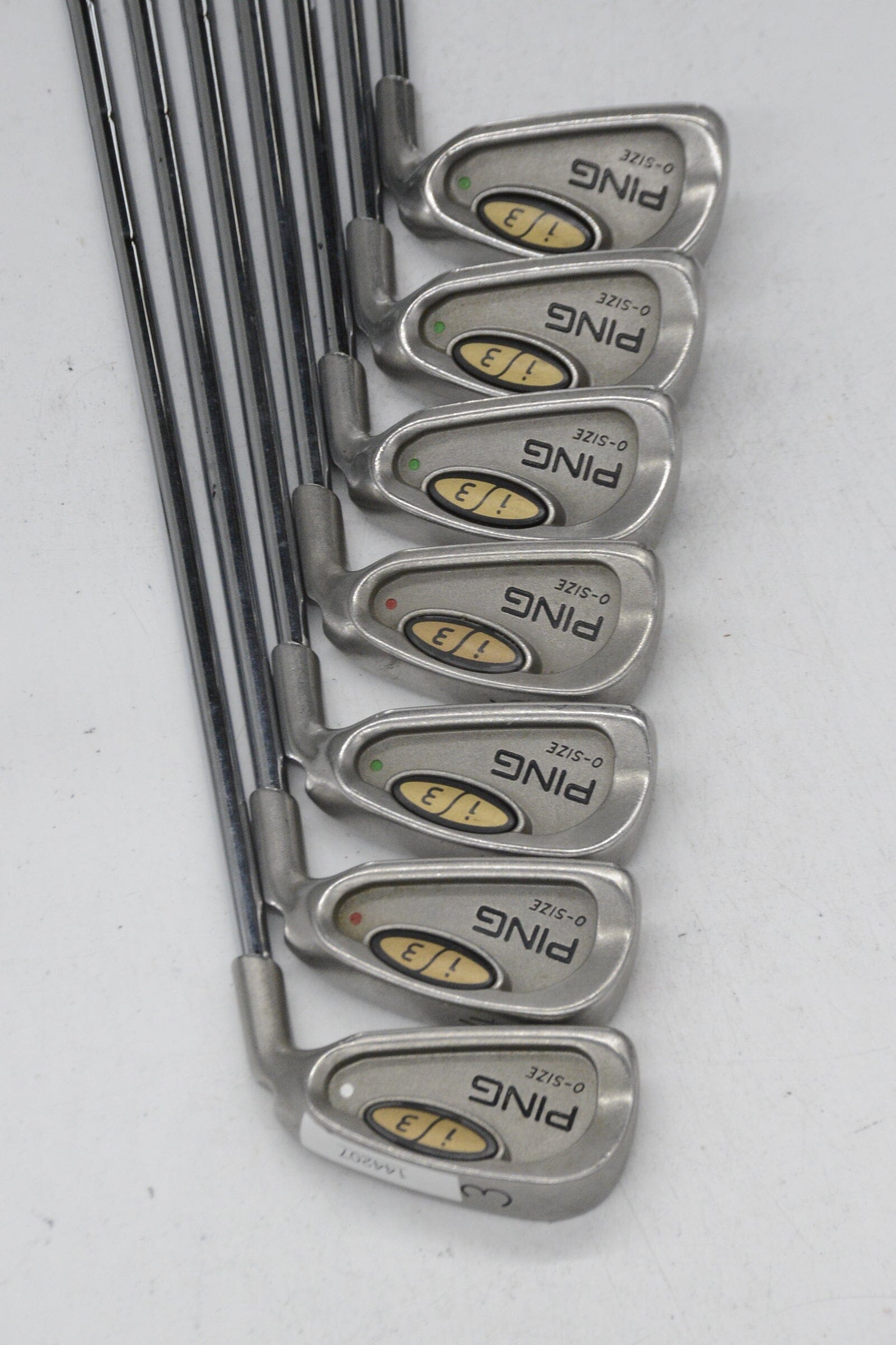Ping I3 O-Size 3-9 Iron Set S Flex Std Length Golf Clubs GolfRoots