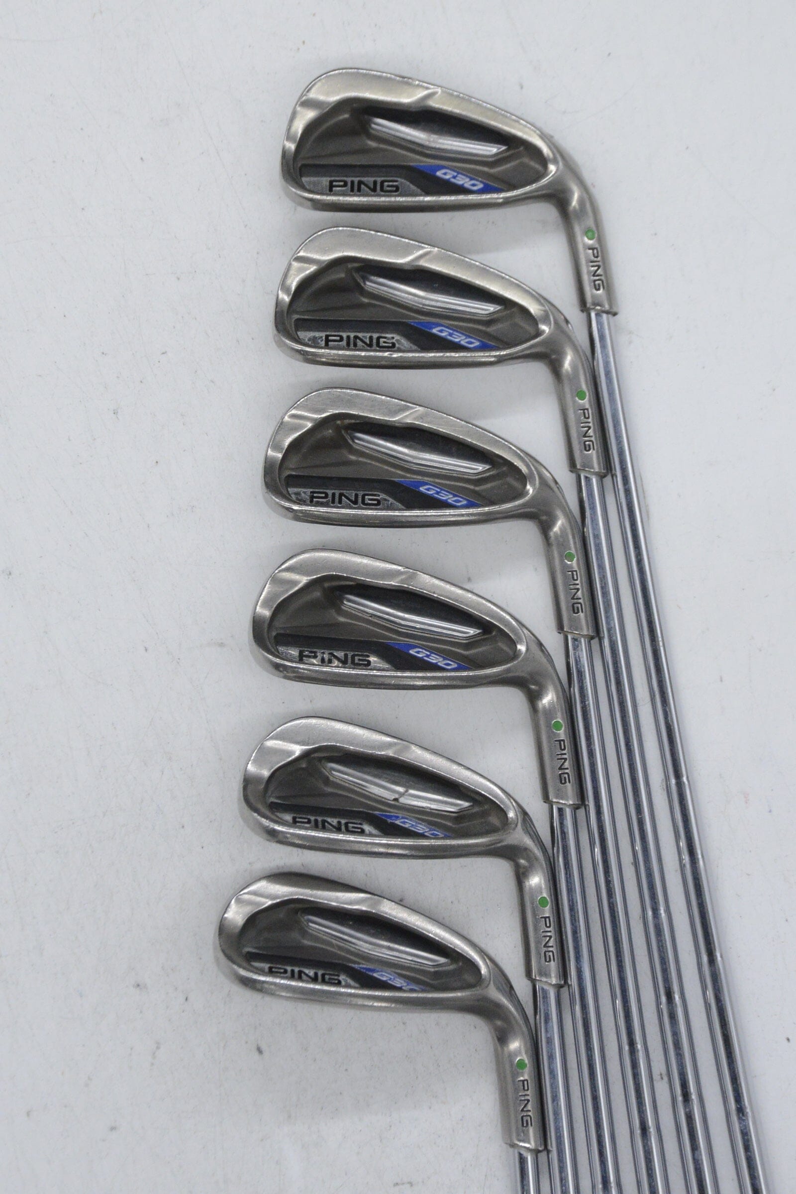 Ping G30 6-UW Iron Set R Flex +0.75" Golf Clubs GolfRoots