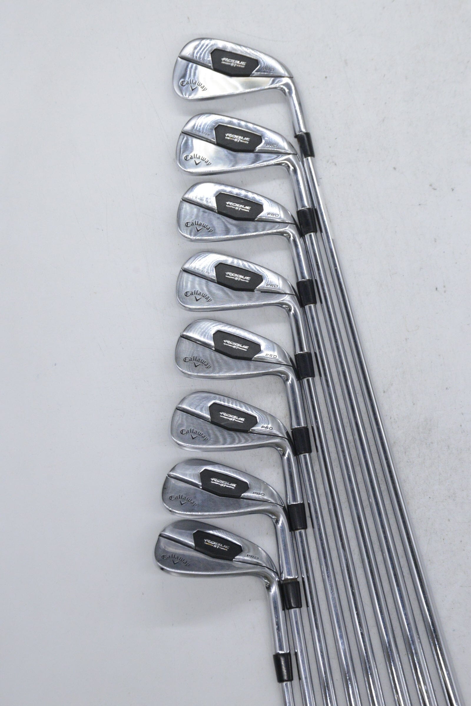 Callaway Rogue ST Pro 4-AW Iron Set S Flex Std Length Golf Clubs GolfRoots