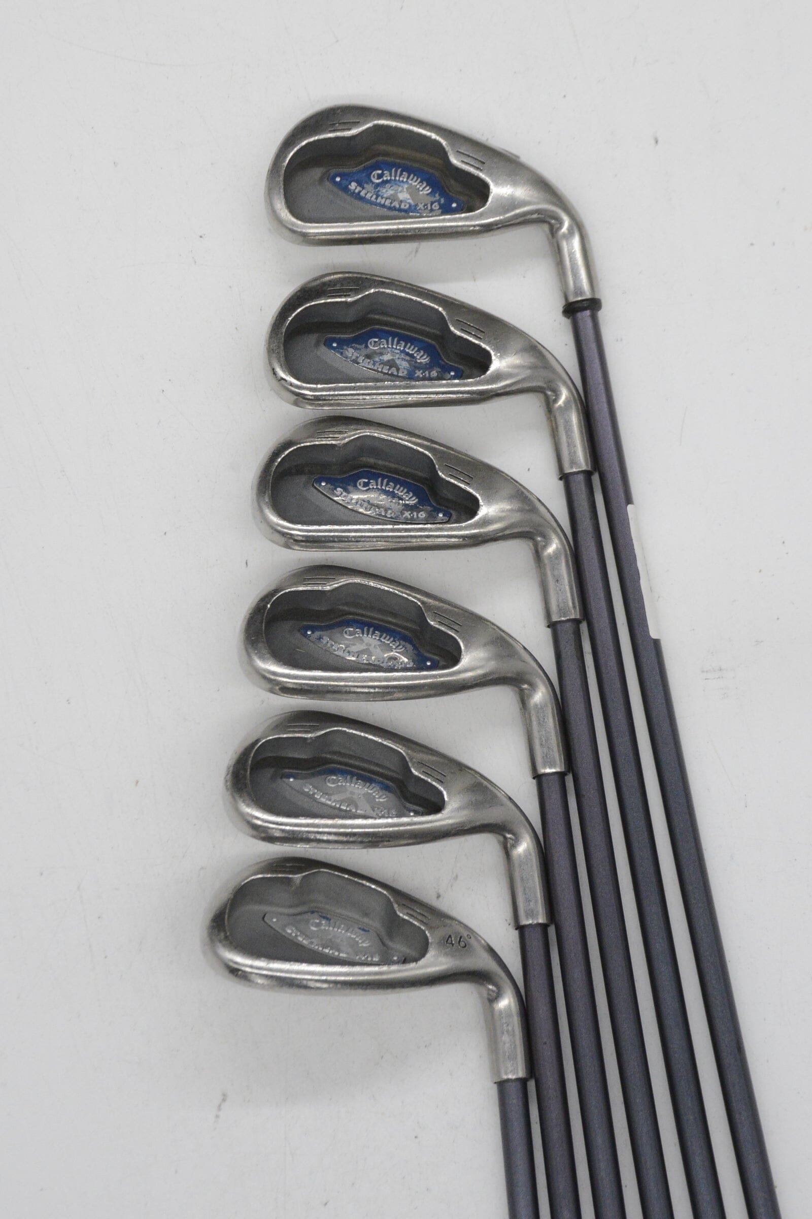 Callaway Steelhead X-16 4, 6-PW Iron Set R Flex -0.5" Golf Clubs GolfRoots