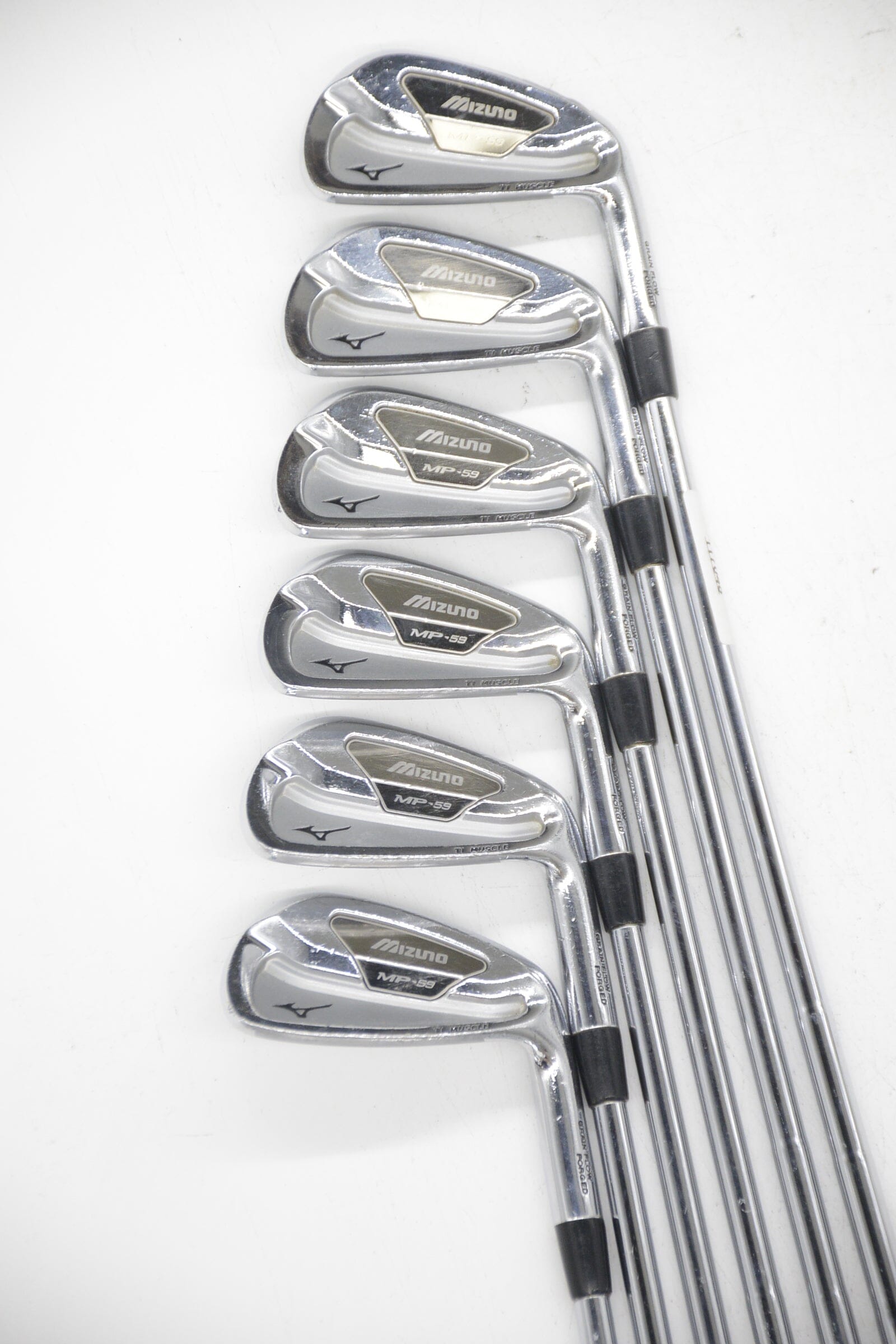 Mizuno MP-59 4-9 Iron Set X Flex -0.5" Golf Clubs GolfRoots