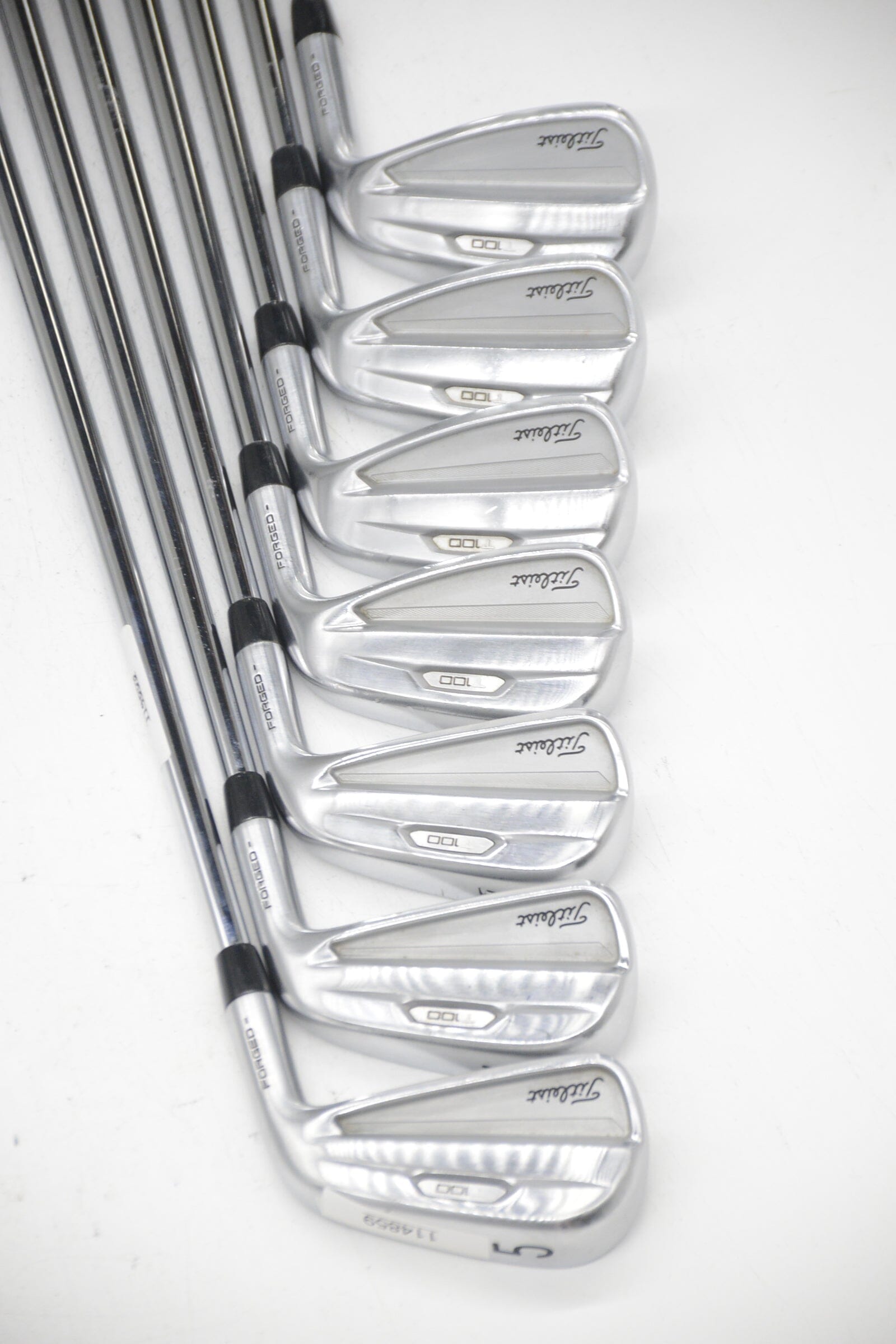 Titleist T100 2021 5-AW Iron Set S Flex +0.25" Golf Clubs GolfRoots