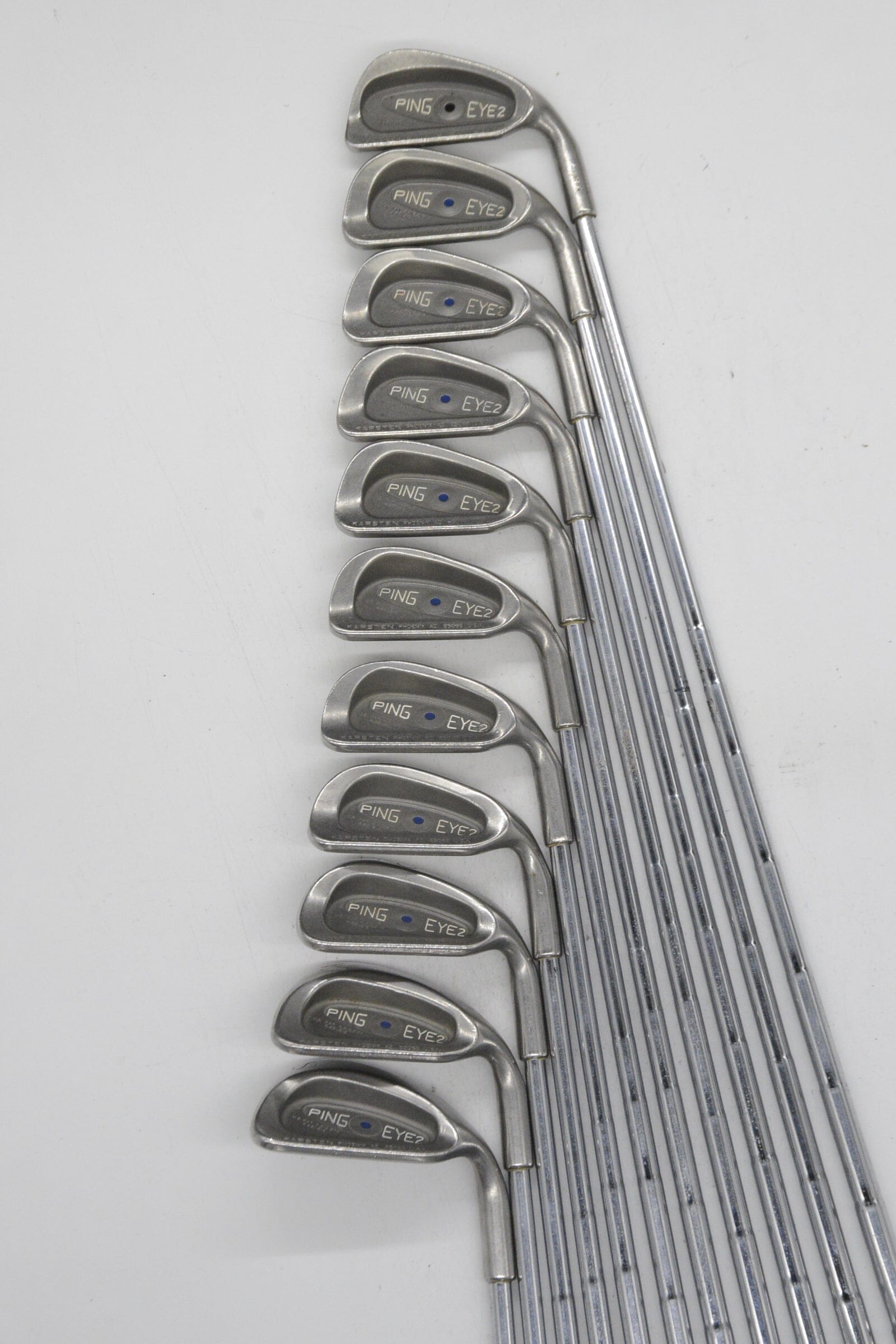 Ping Eye 2 1-PW, SW Iron Set S Flex -0.25" Golf Clubs GolfRoots