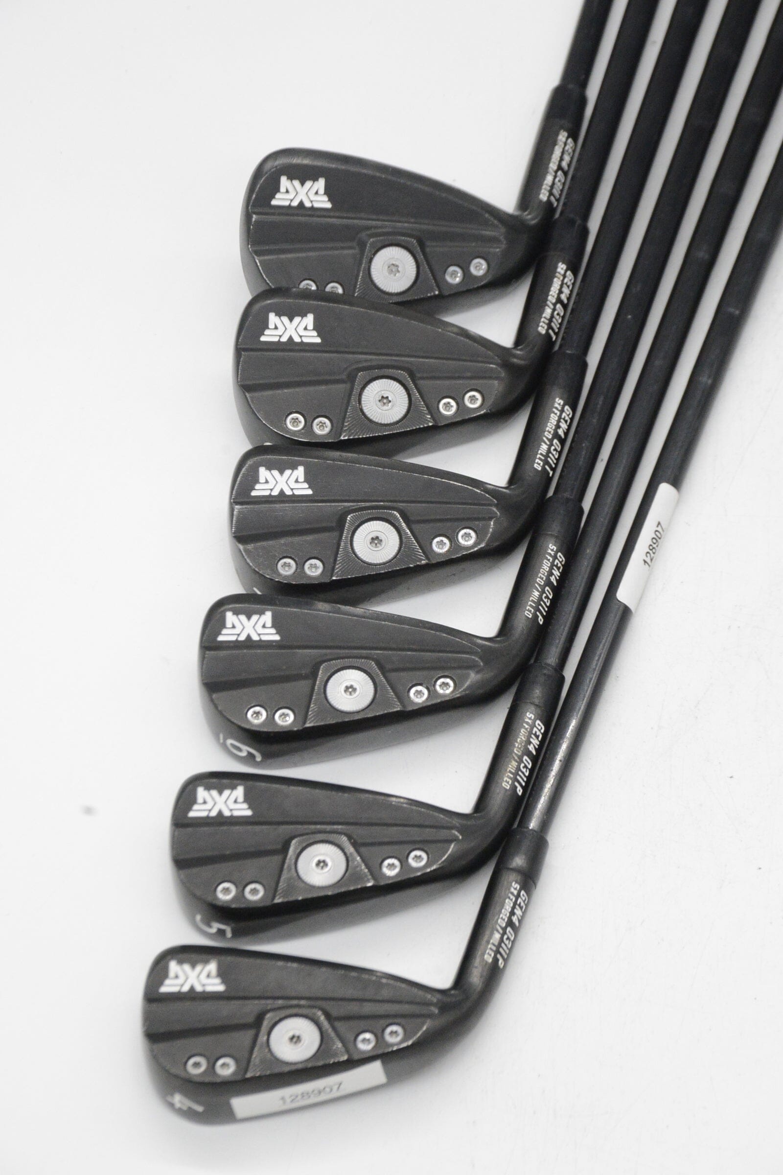 Lefty PXG 0311P Gen 4 Xtreme Dark 4-8, PW Iron Set S Flex +0.75" Golf Clubs GolfRoots
