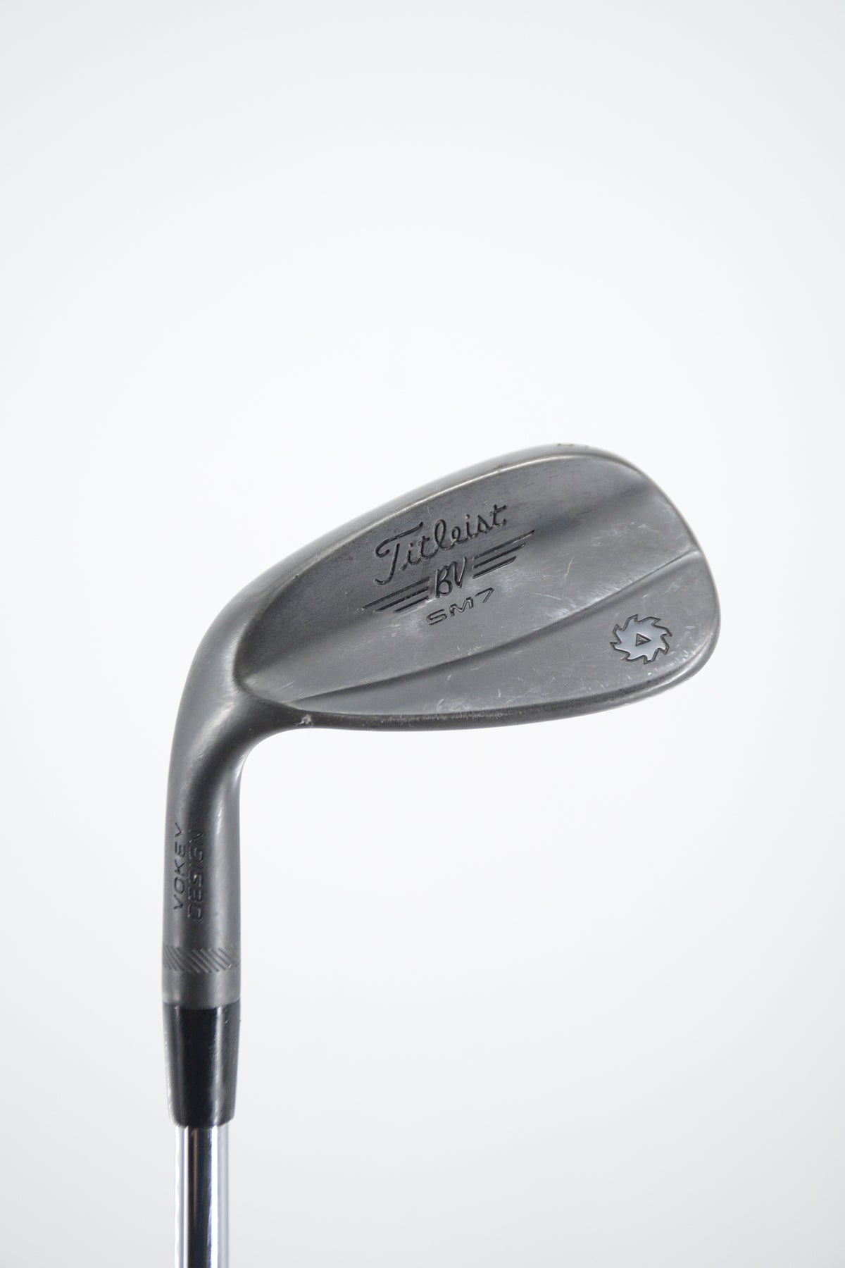 Lefty Titleist Vokey SM7 Jet Black 52 Degree Wedge S Flex 36"