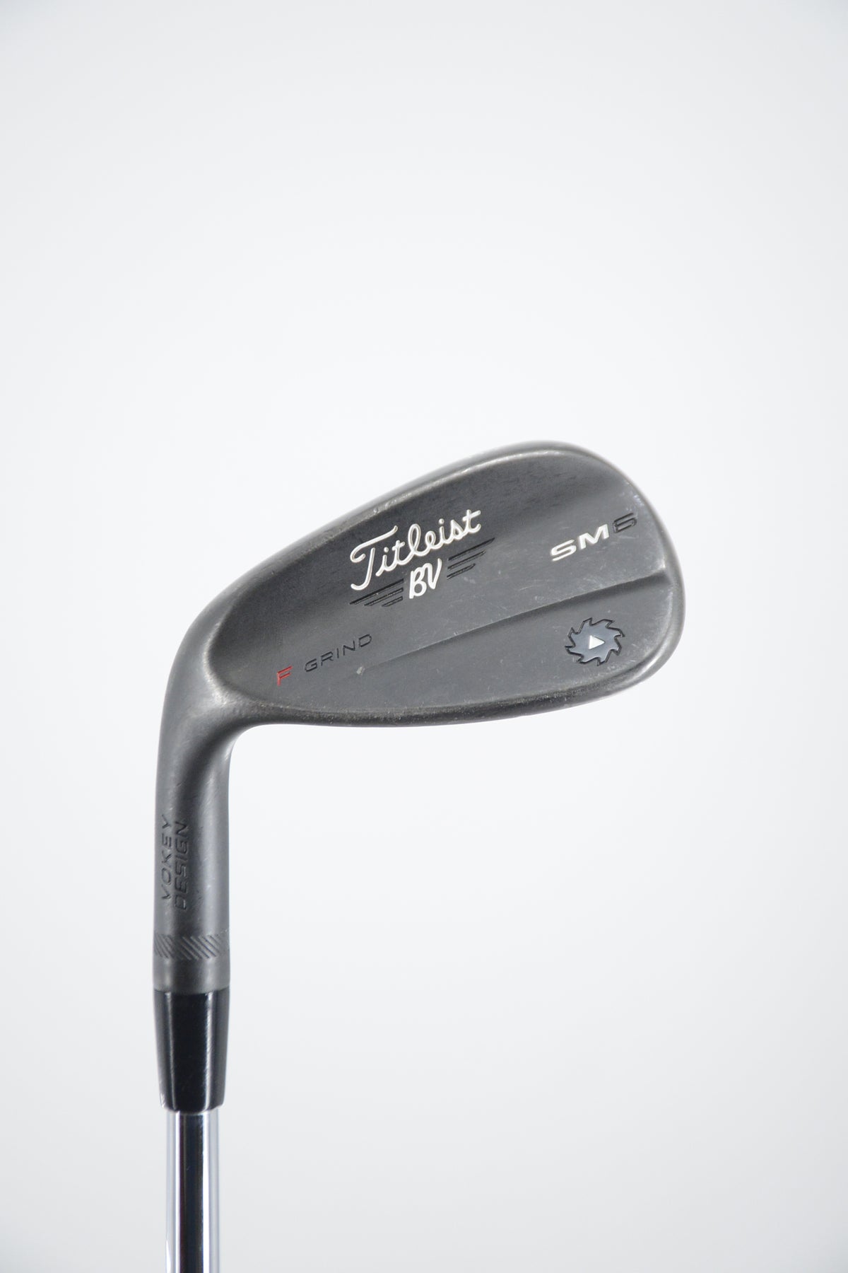 Lefty Titleist Vokey SM6 Jet Black 52 Degree Wedge S Flex 35.75"