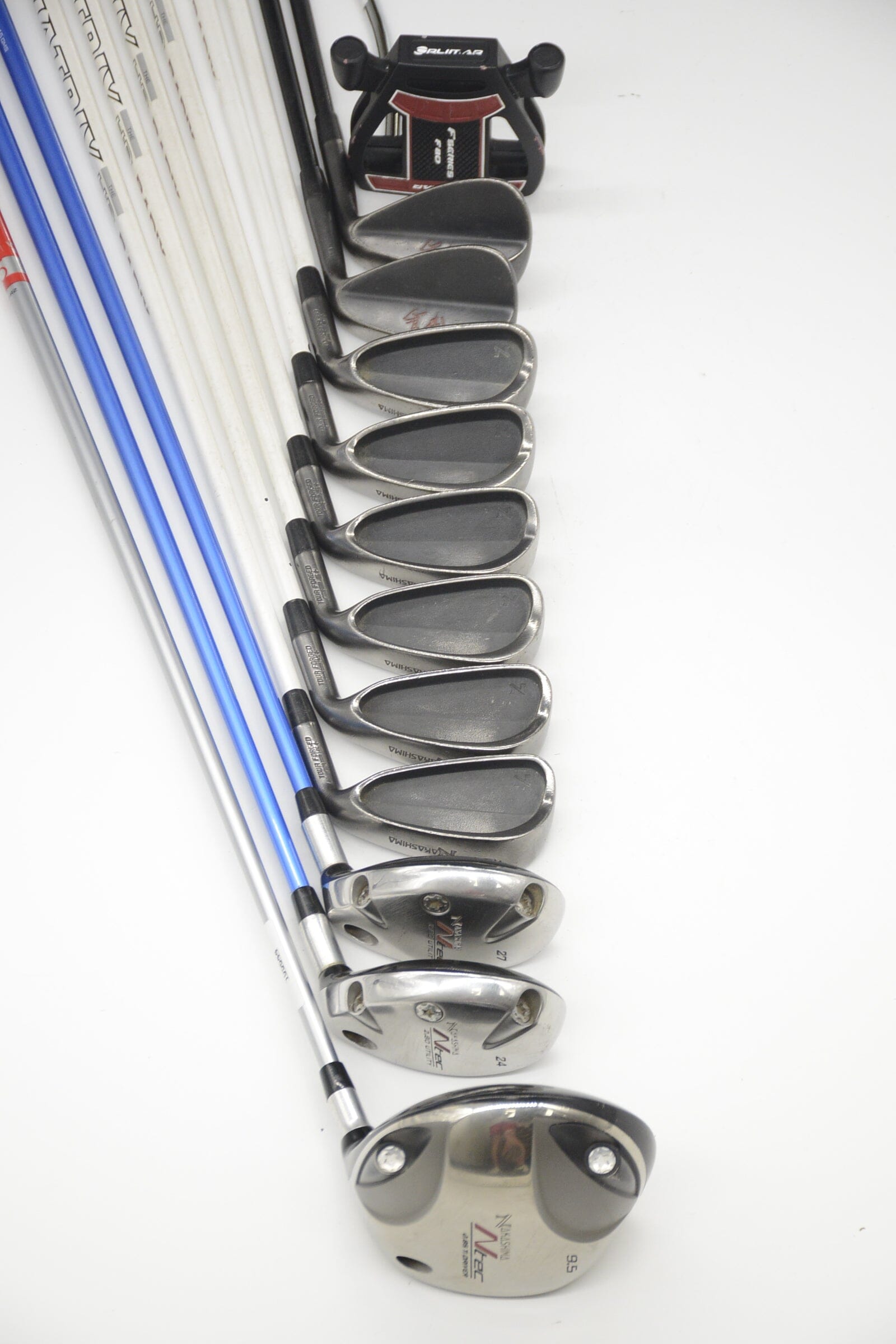 Nakashima Tour Forged Mixed Full Set R Flex -0.25" Golf Clubs GolfRoots