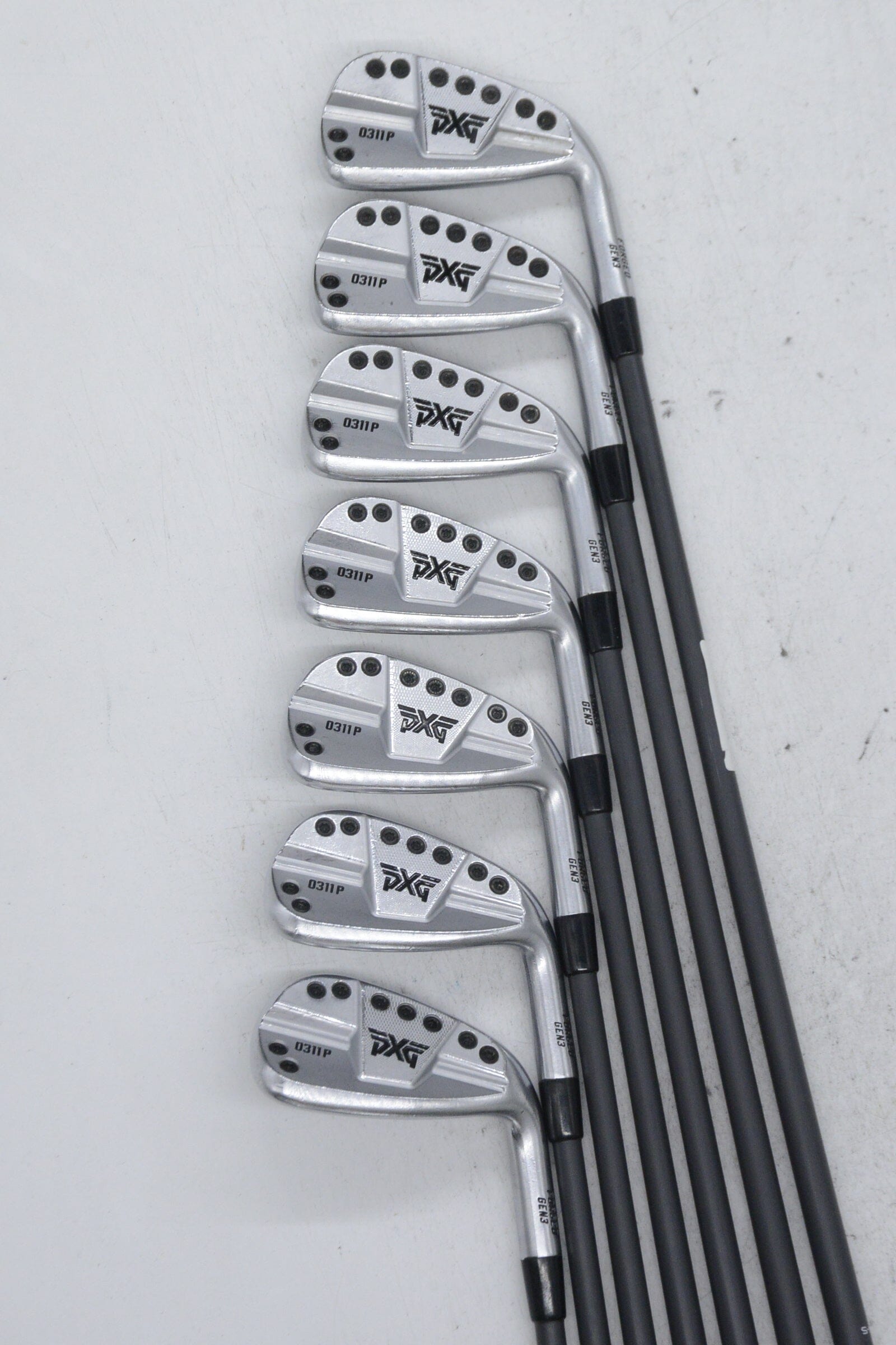 PXG 0311P Gen 3 4-PW Iron Set S Flex -0.25" Golf Clubs GolfRoots