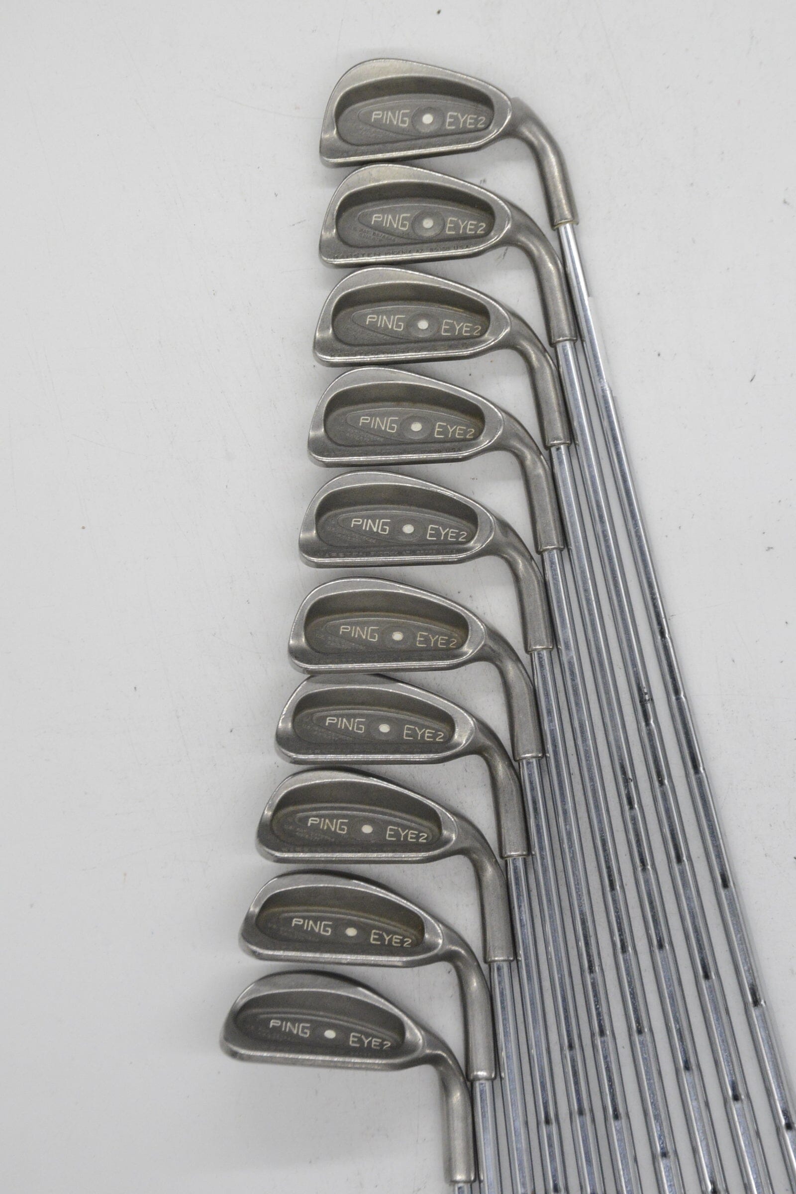 Ping Eye 2 2-PW, SW Iron Set S Flex Std Length Golf Clubs GolfRoots