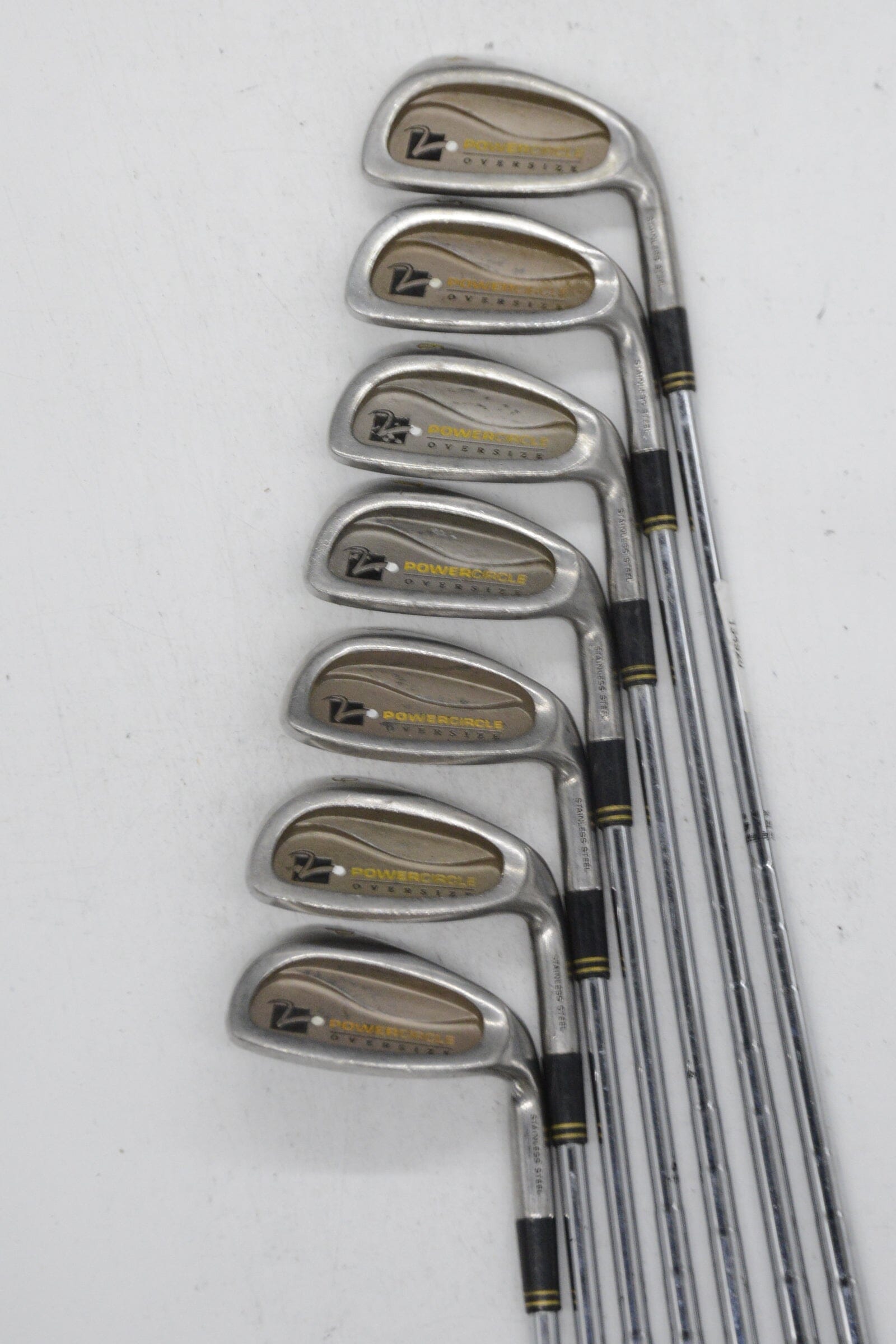 Square Two Powercircle Oversize 4-PW Iron Set S Flex +0.5" Golf Clubs GolfRoots