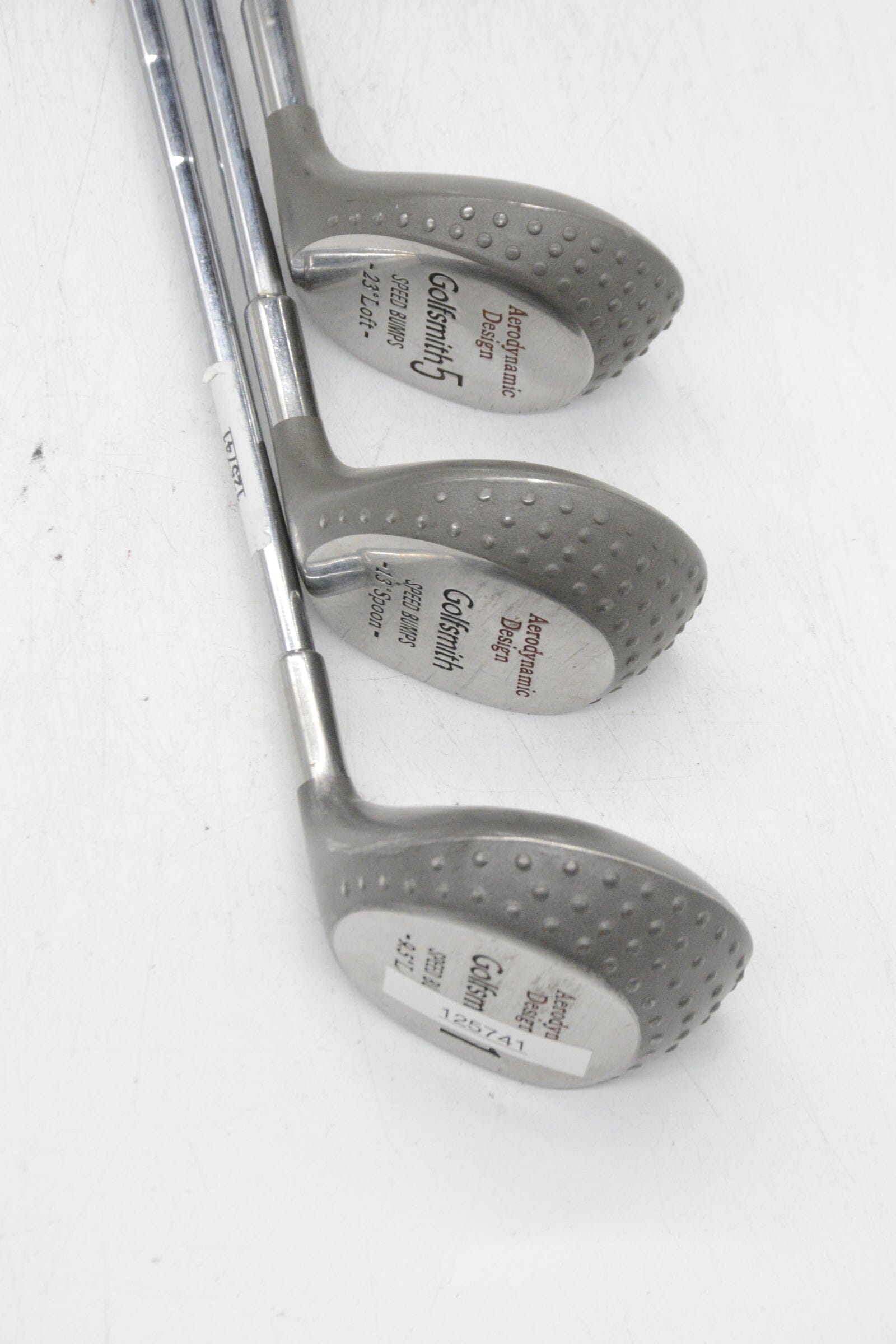 Golfsmith Speed Bumps D, 3W, 5W Wood Set S Flex Golf Clubs GolfRoots