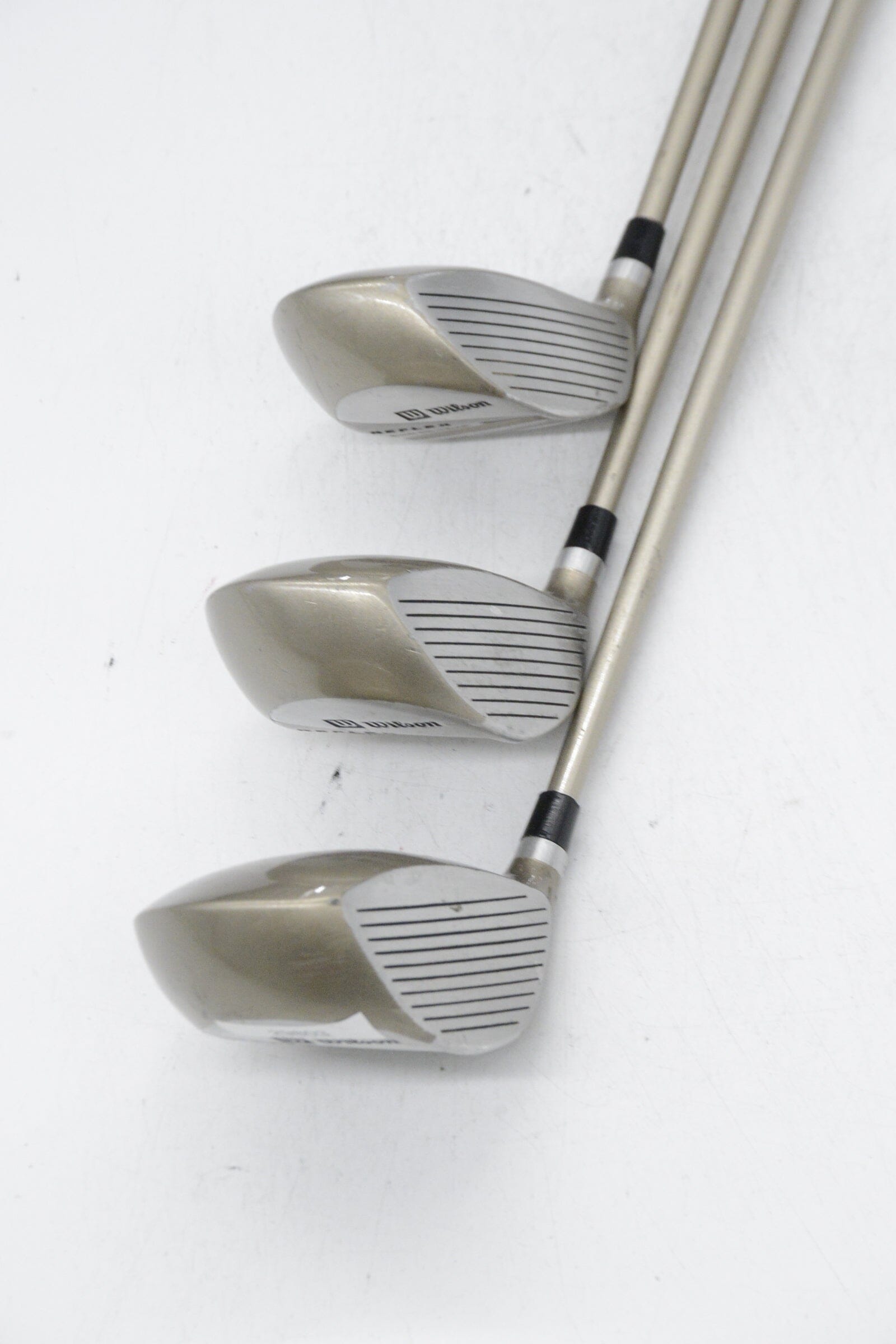 Women's Wilson Reflex Shock Trap D, 3W, 5W Wood Set W Flex Golf Clubs GolfRoots