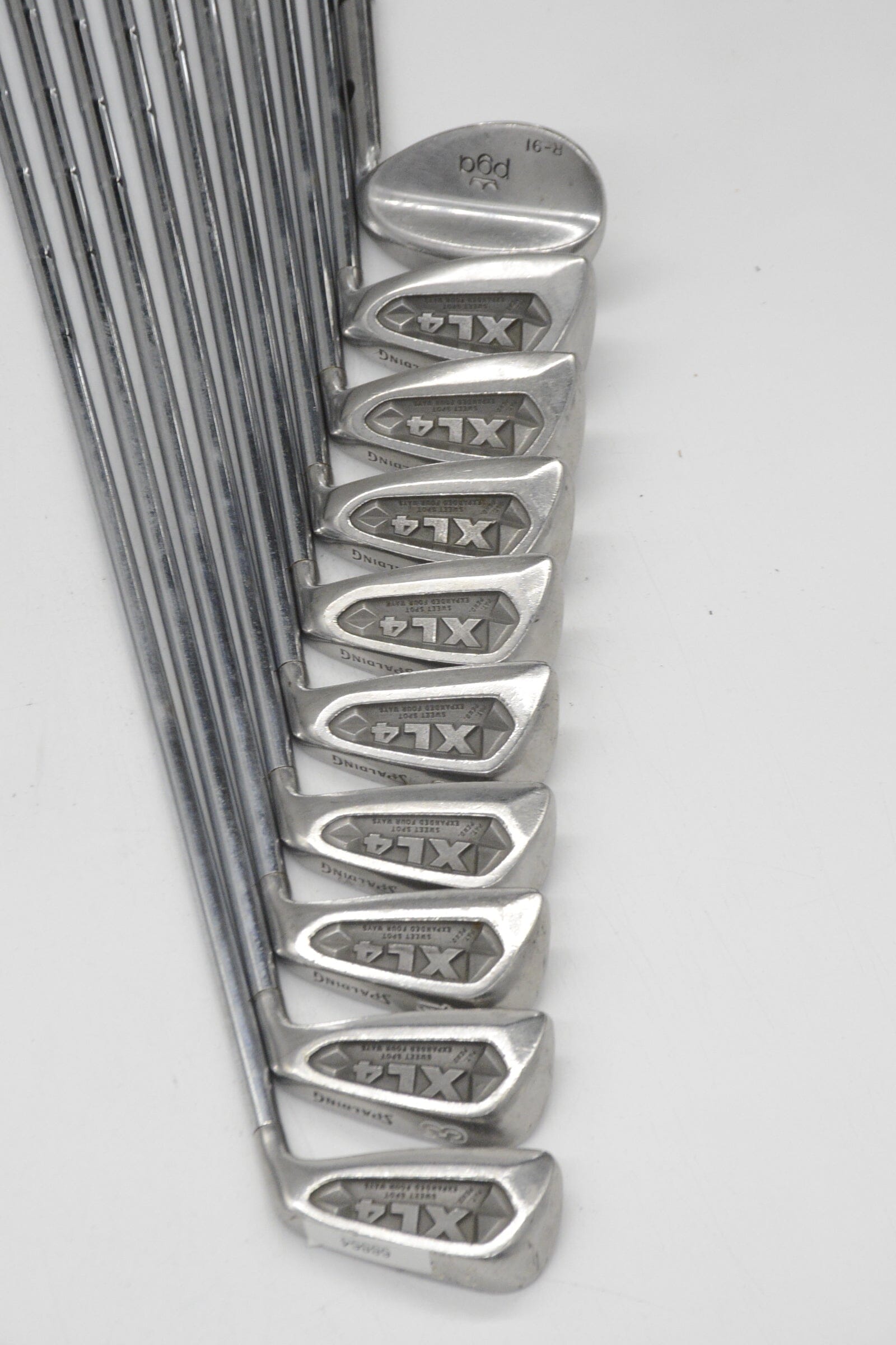 Spalding XL4 2-PW, SW Iron Set S Flex Std Length Golf Clubs GolfRoots