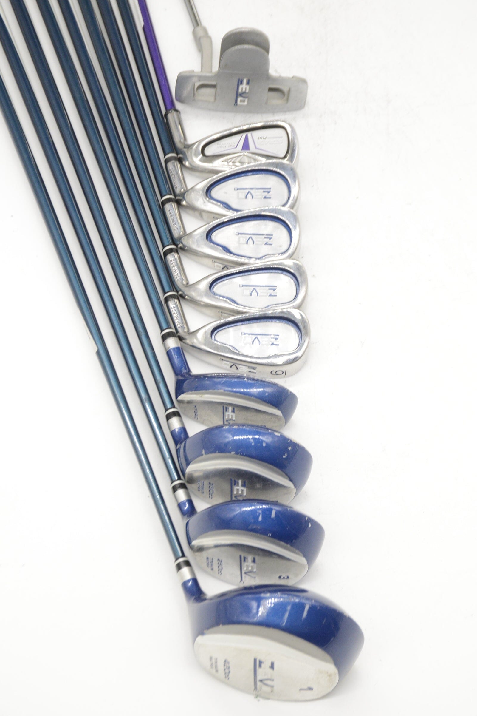 Women's Zevo Stainless Mixed Full Set W Flex Std Length Golf Clubs GolfRoots