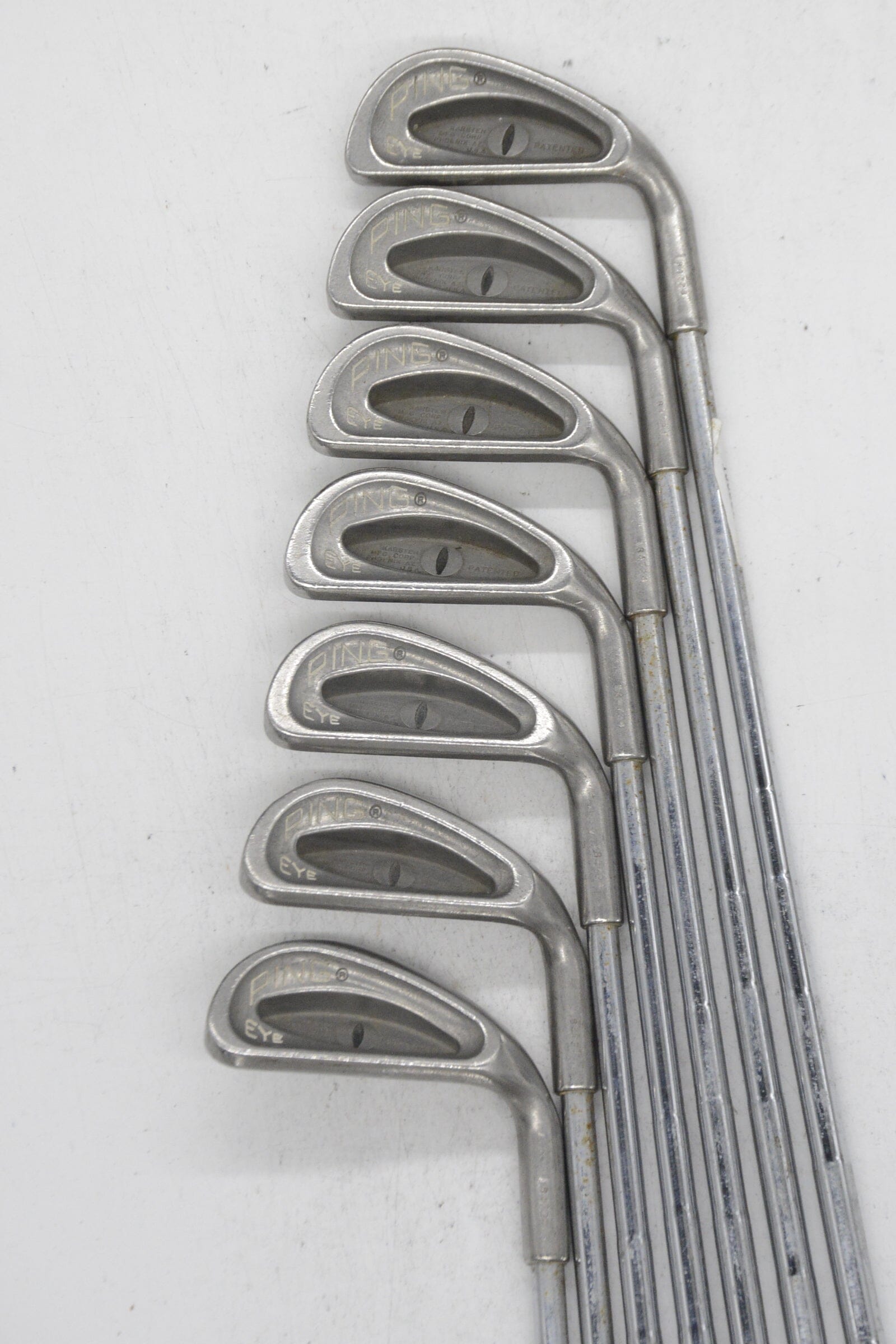 Ping Eye 3-9 Iron Set S Flex -0.5" Golf Clubs GolfRoots