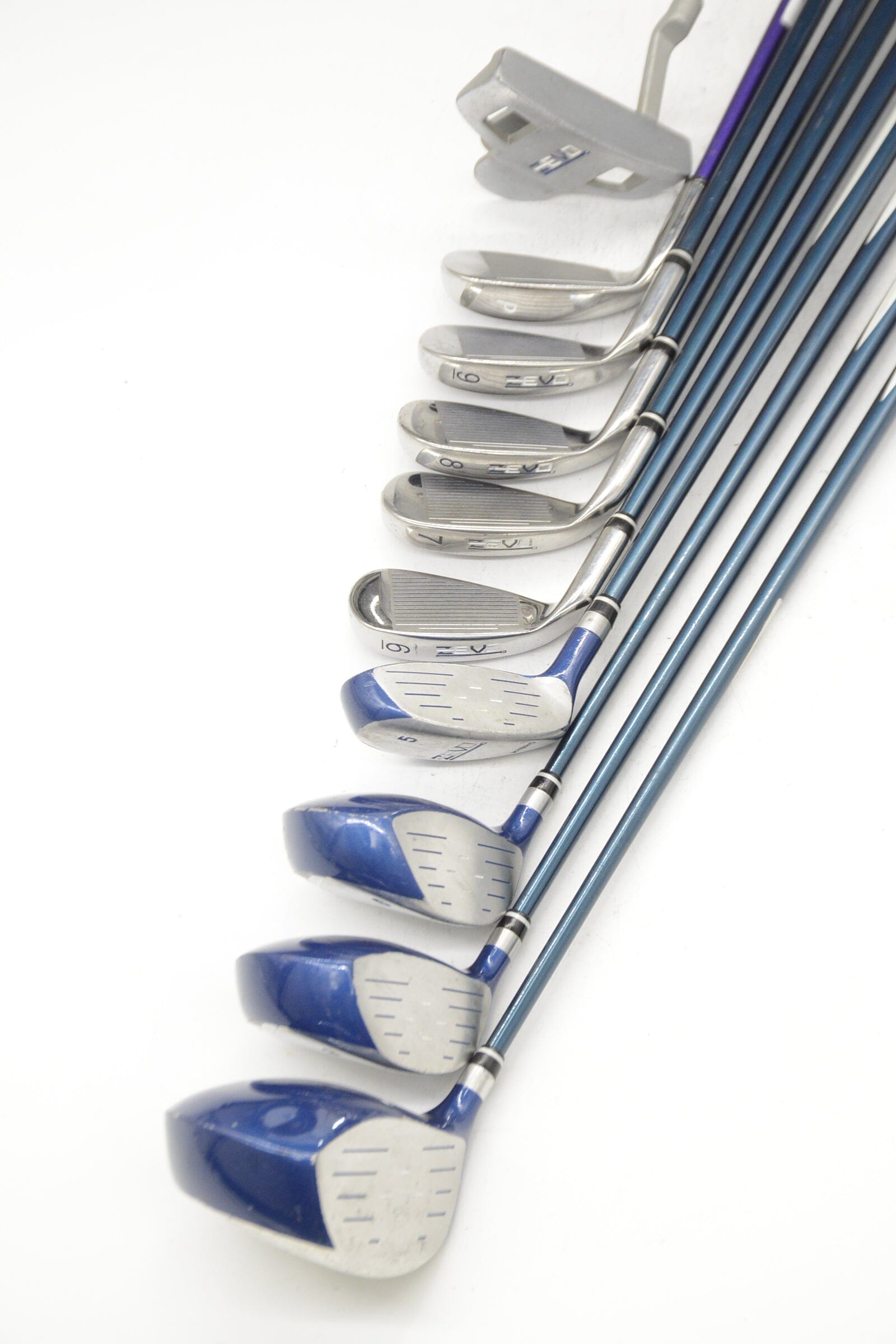 Women's Zevo Stainless Mixed Full Set W Flex Std Length Golf Clubs GolfRoots