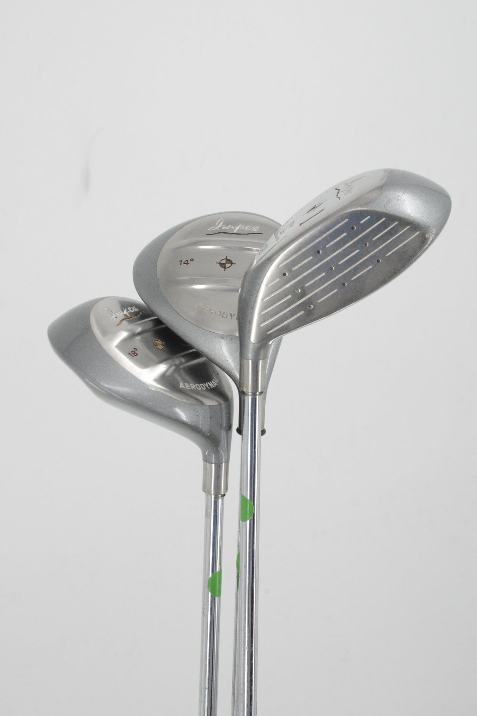 Impex Aerodynamic Contour D, 3W, 5W Wood Set R Flex Golf Clubs GolfRoots