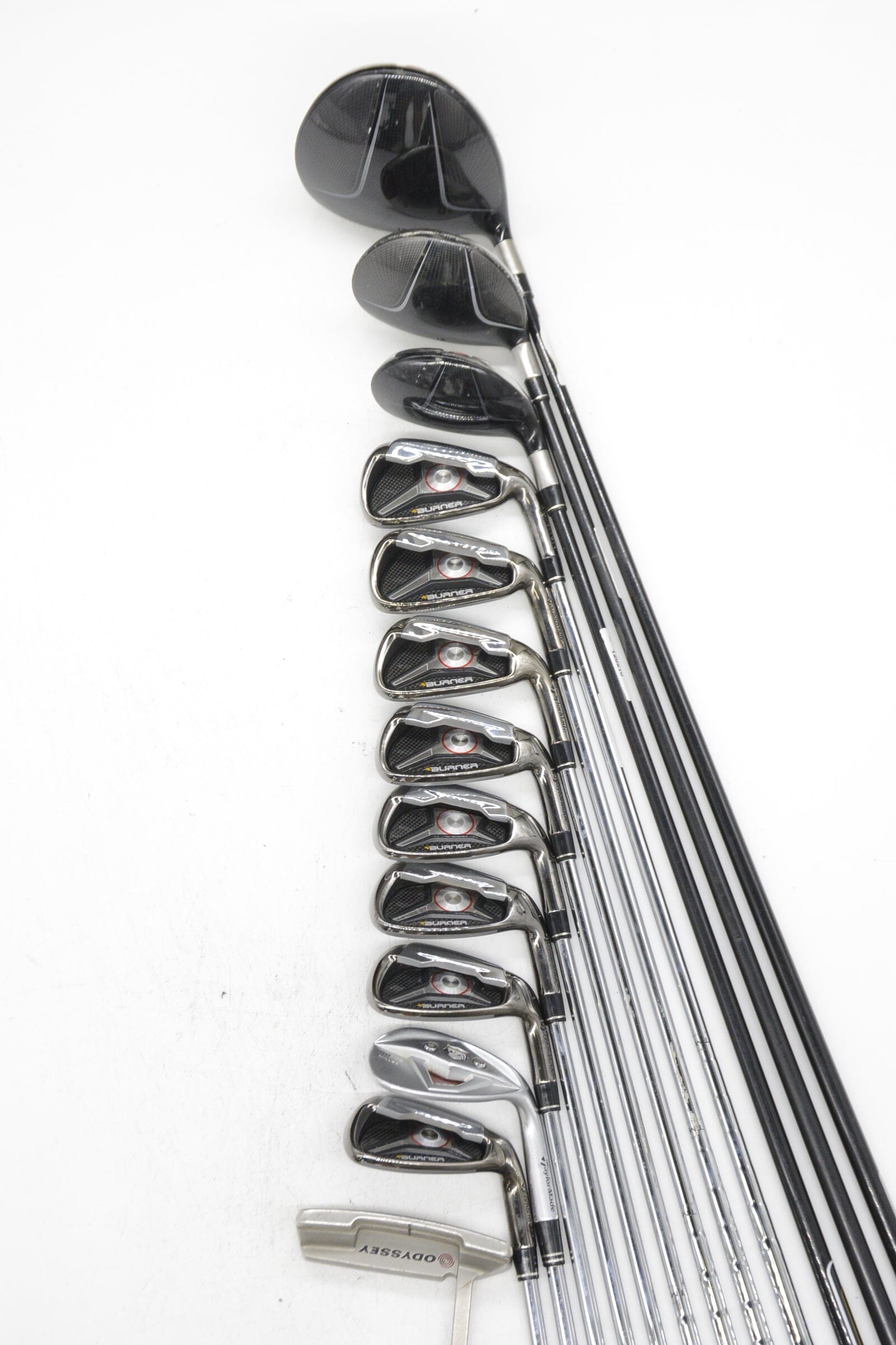 TaylorMade Burner '09 Mixed Full Set R Flex +0.75" Golf Clubs GolfRoots