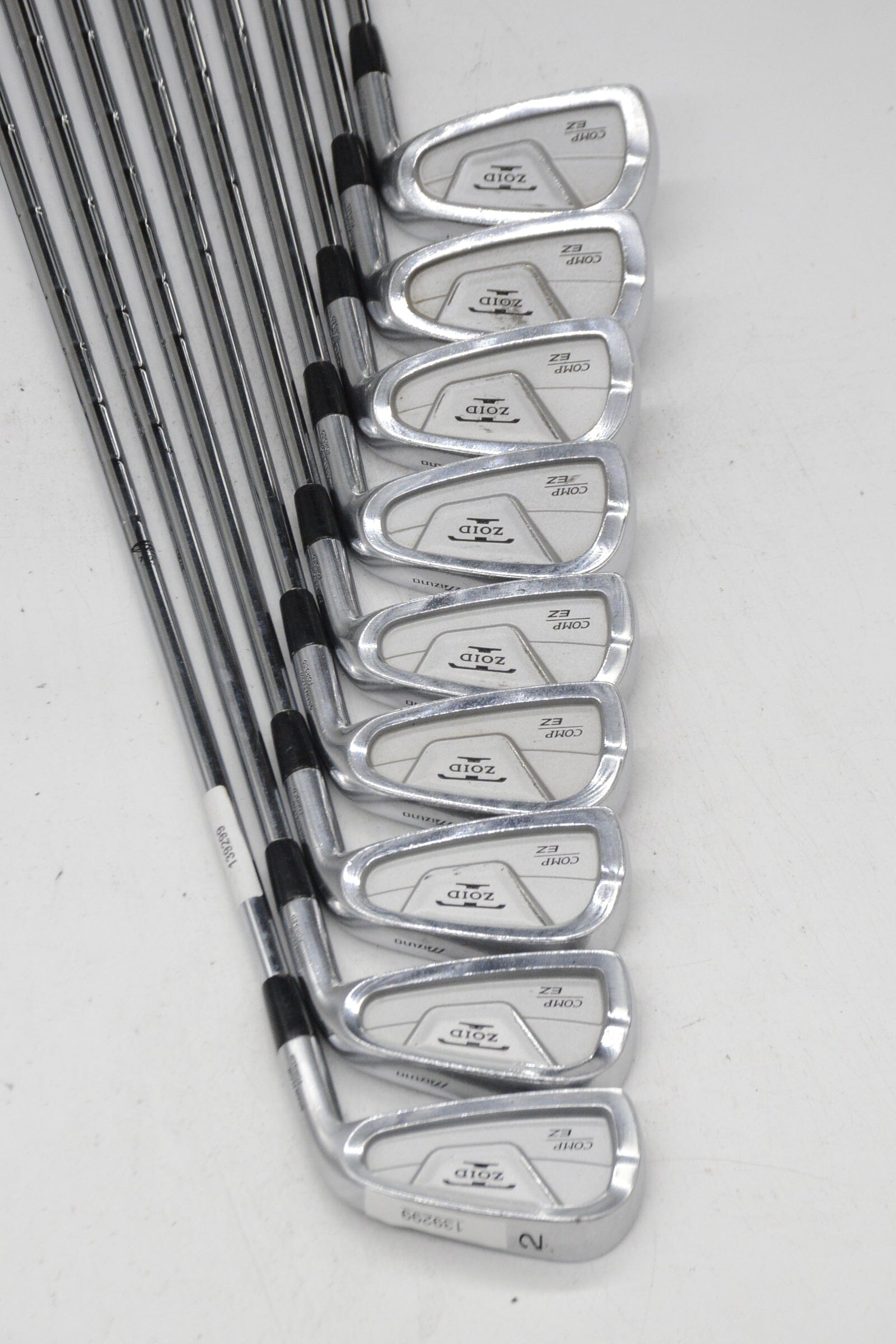 Mizuno T-Zoid Comp EZ 2-PW Iron Set S Flex +0.75" Golf Clubs GolfRoots