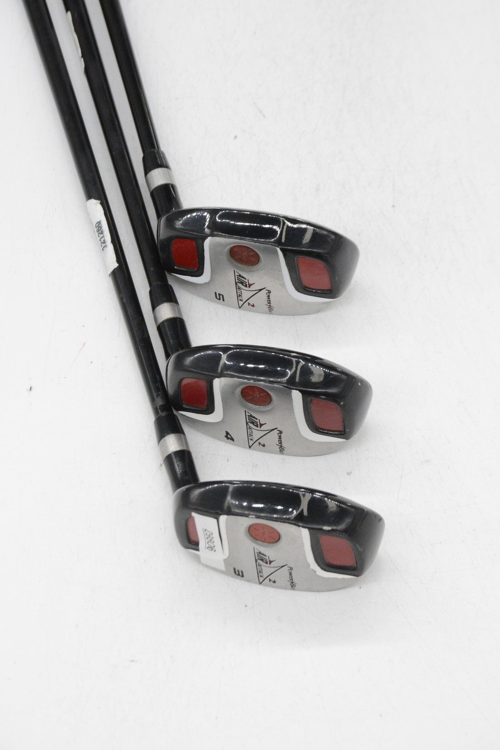 PowerBilt Air Attack 2 3H, 4H, 5H Hybrid Set S Flex Golf Clubs GolfRoots