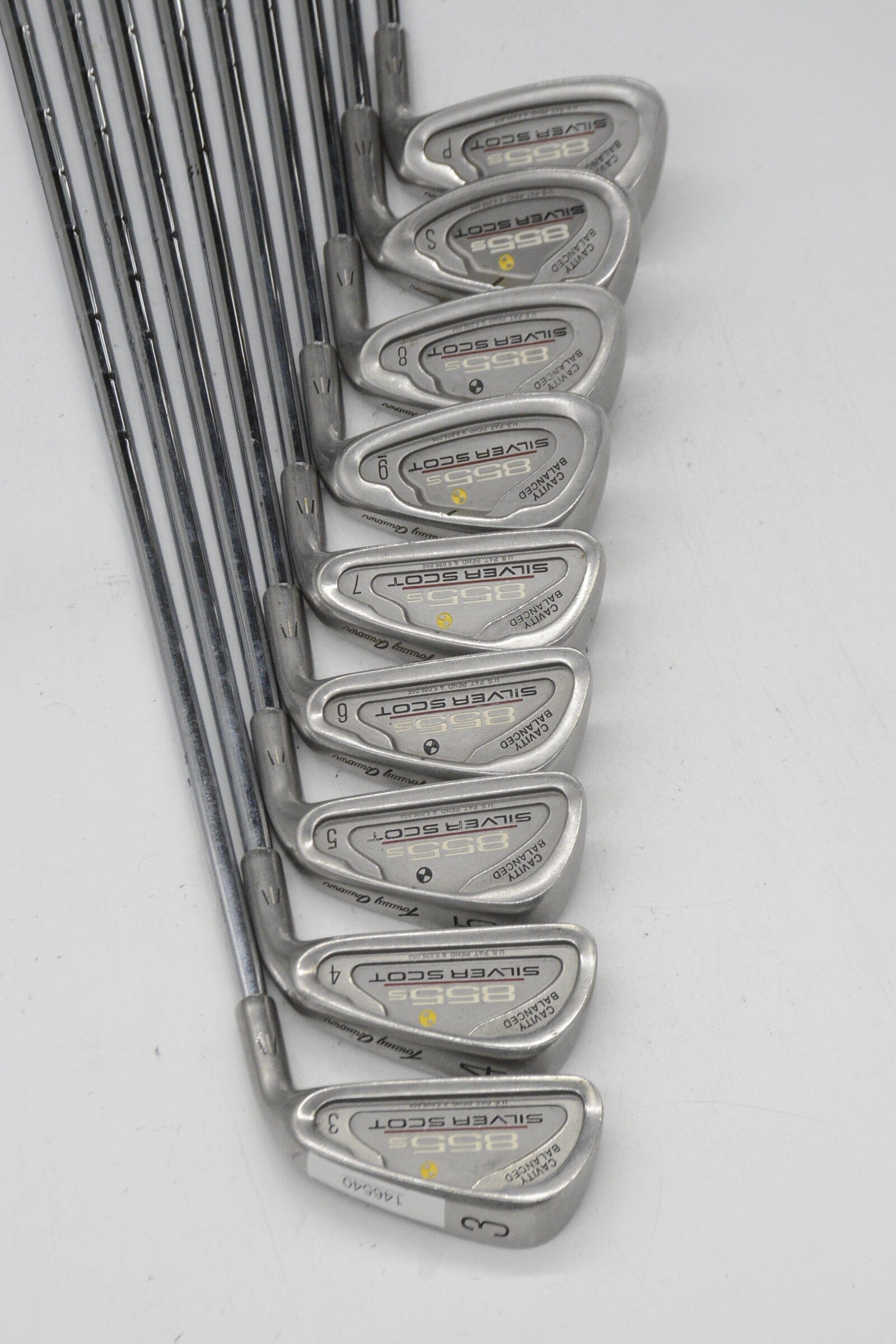 Tommy Armour 855S Silver Scot 3-PW, SW Iron Set S Flex +0.25" Golf Clubs GolfRoots