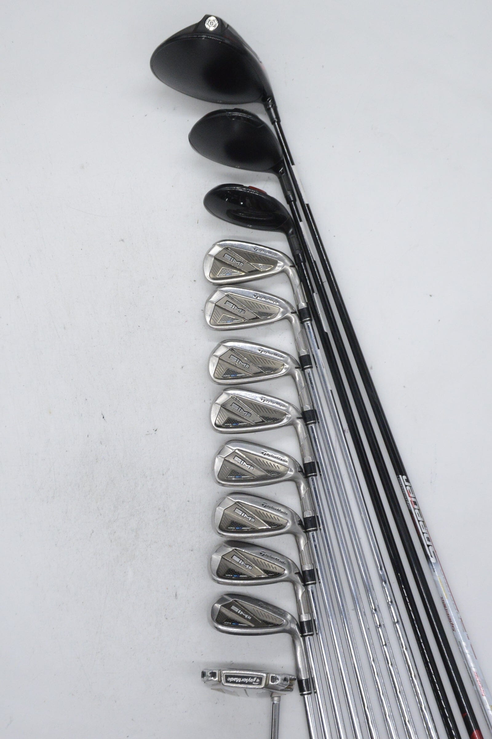 TaylorMade SIM2 Max Mixed Full Set R Flex Std Length Golf Clubs GolfRoots