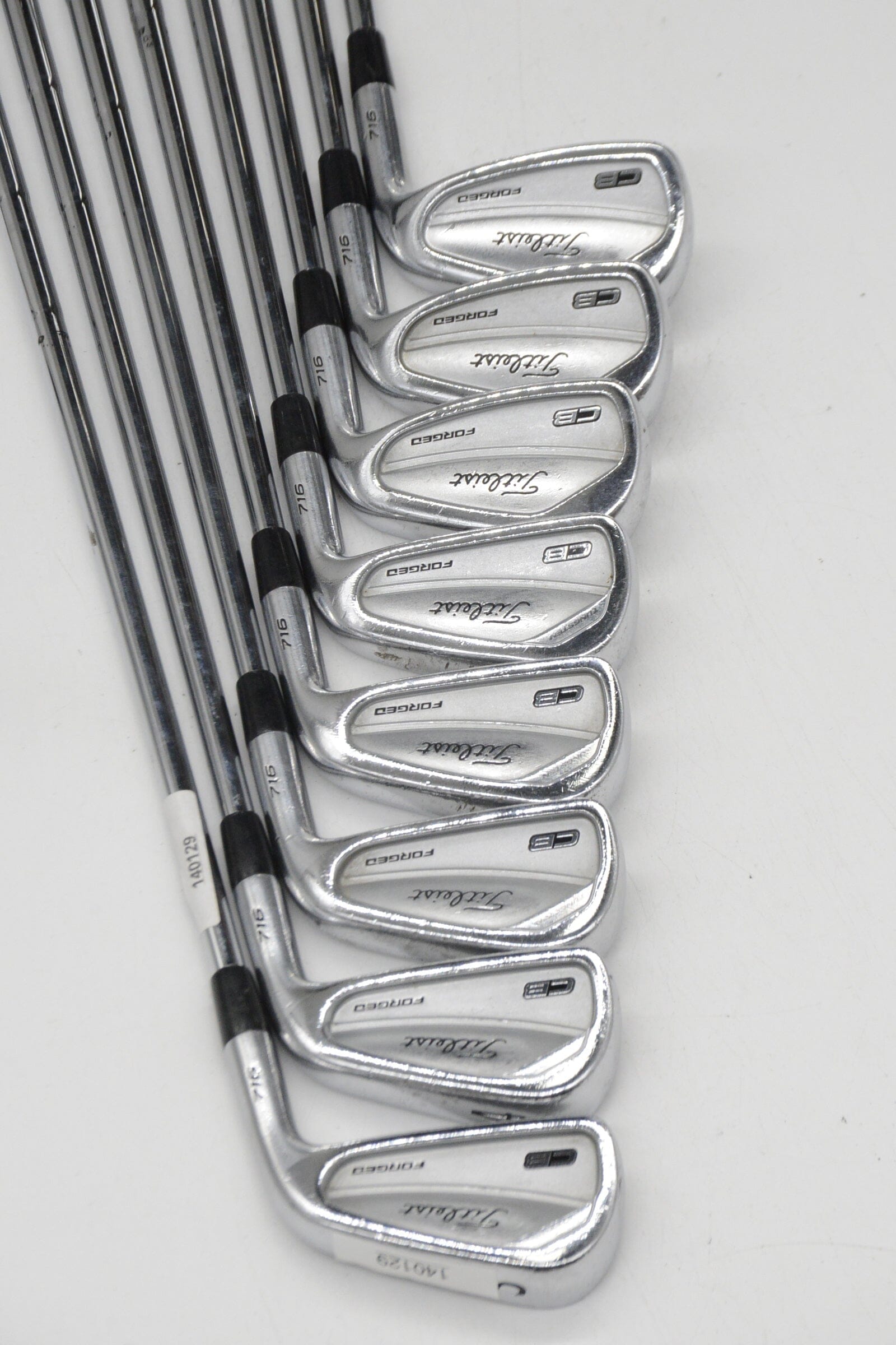 Titleist 716 CB Forged 3-PW Iron Set S Flex Std Length Golf Clubs GolfRoots