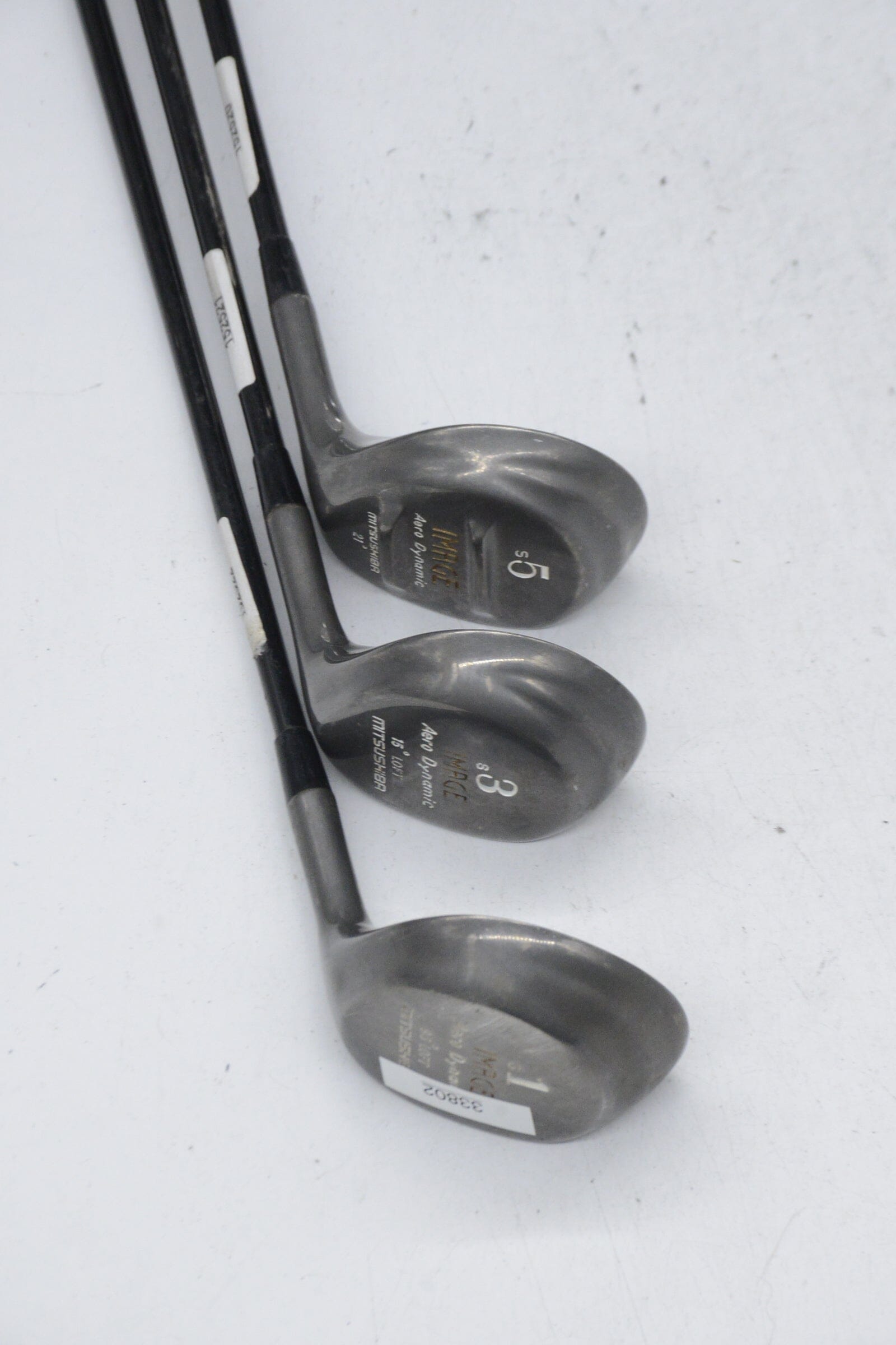 Mitsushiba Image Aero Dynamic D, 3W, 5W Wood Set R Flex Golf Clubs GolfRoots