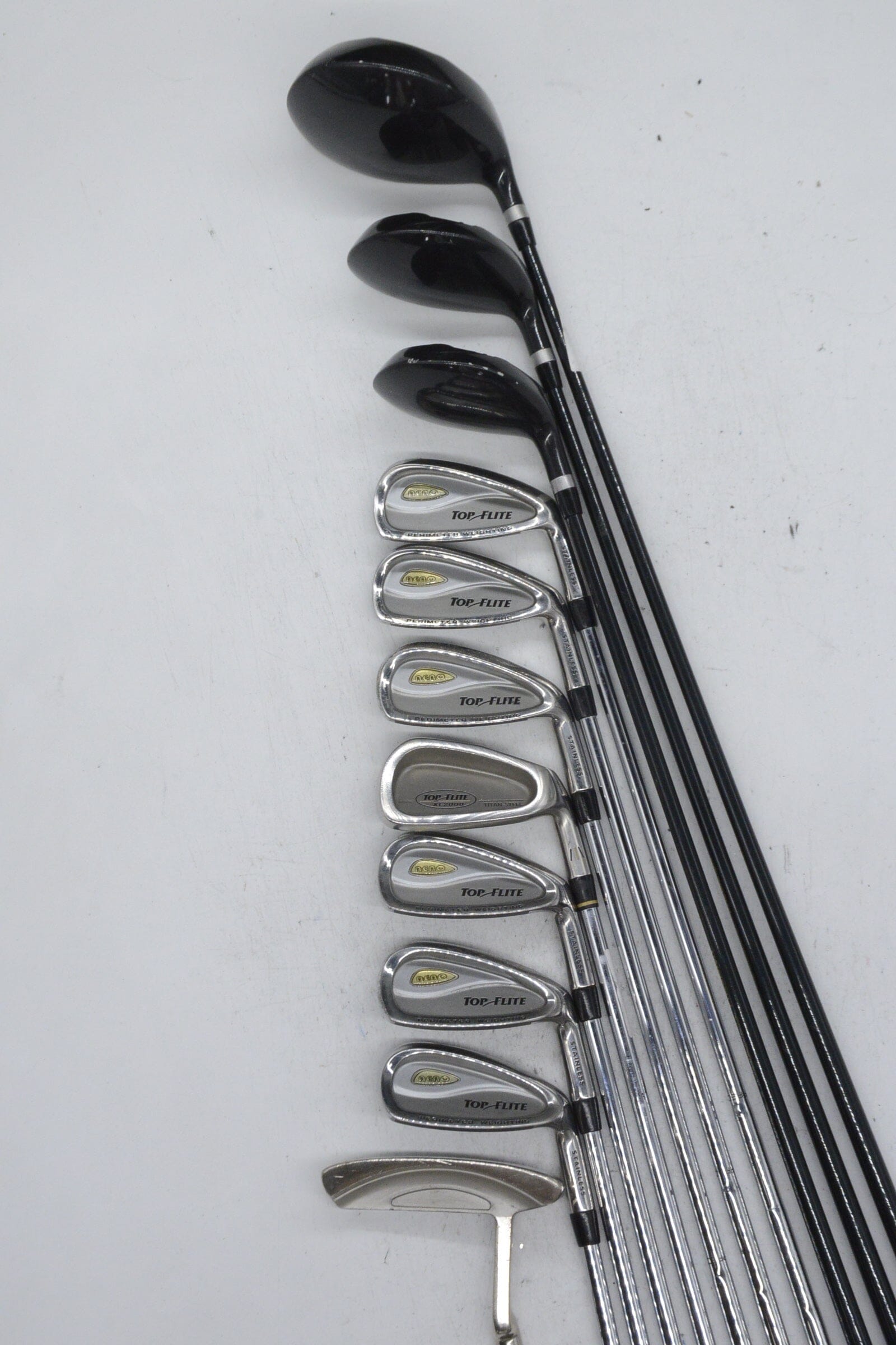 Top Flite Aero Mixed Full Set S Flex -0.5" Golf Clubs GolfRoots
