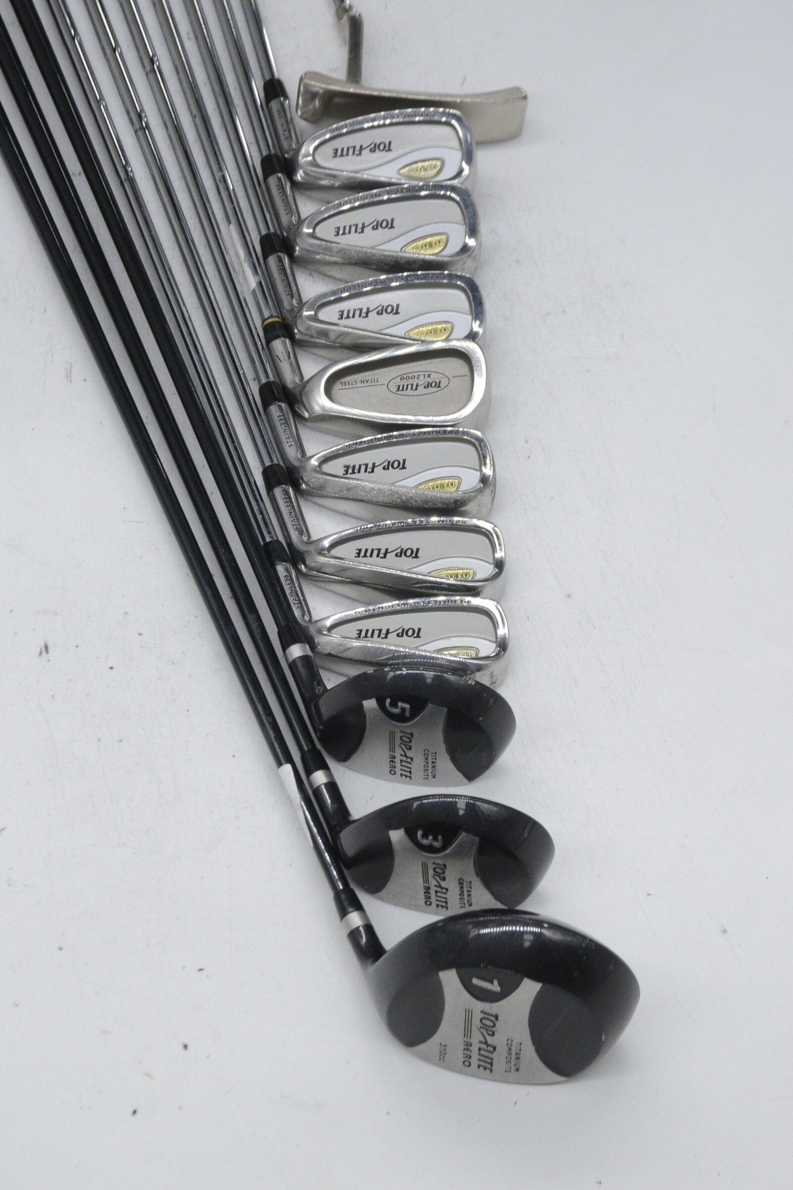 Top Flite Aero Mixed Full Set S Flex -0.5" Golf Clubs GolfRoots