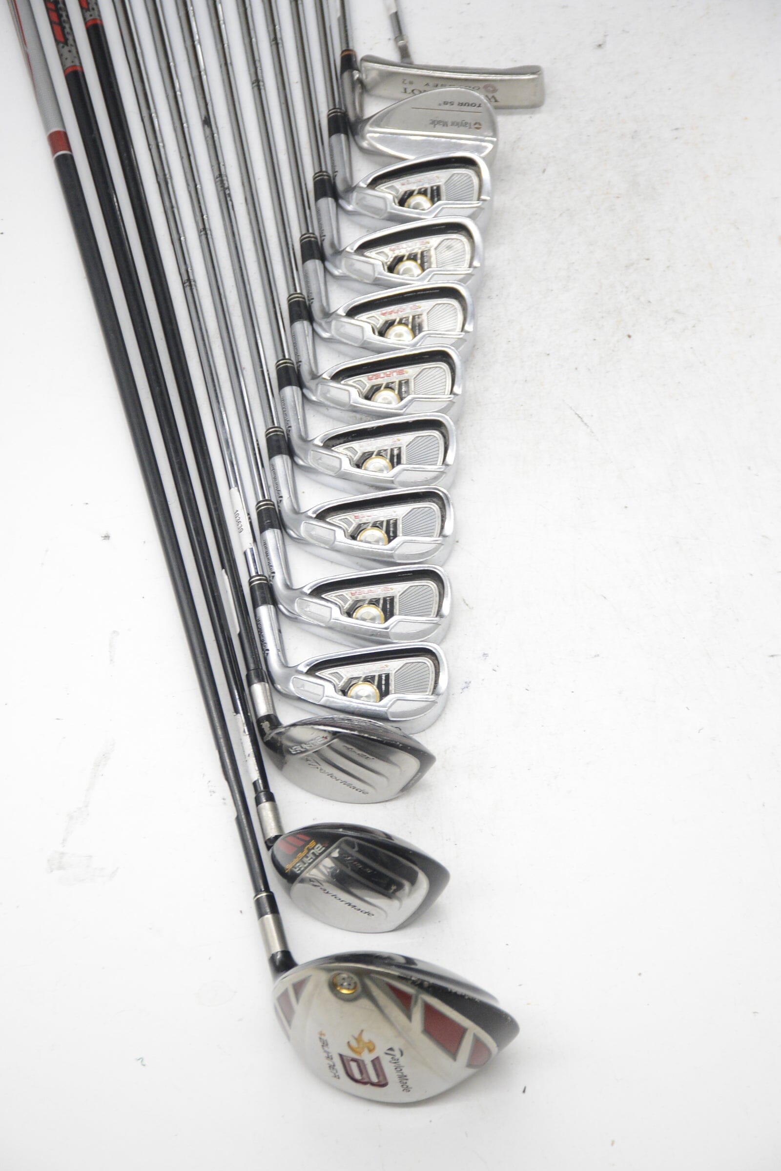 TaylorMade Tour Burner Mixed Full Set R Flex Std Length Golf Clubs GolfRoots