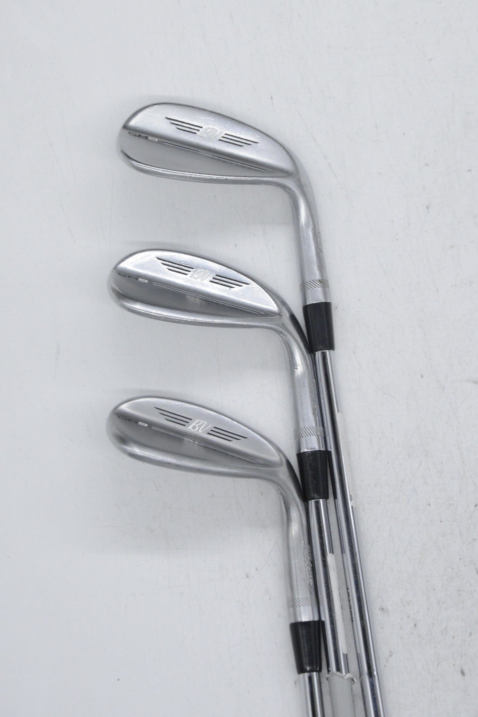 Titleist Vokey SM9 Tour Chrome 50, 54, 58 Degree Wedge Set Wedge Flex Golf Clubs GolfRoots
