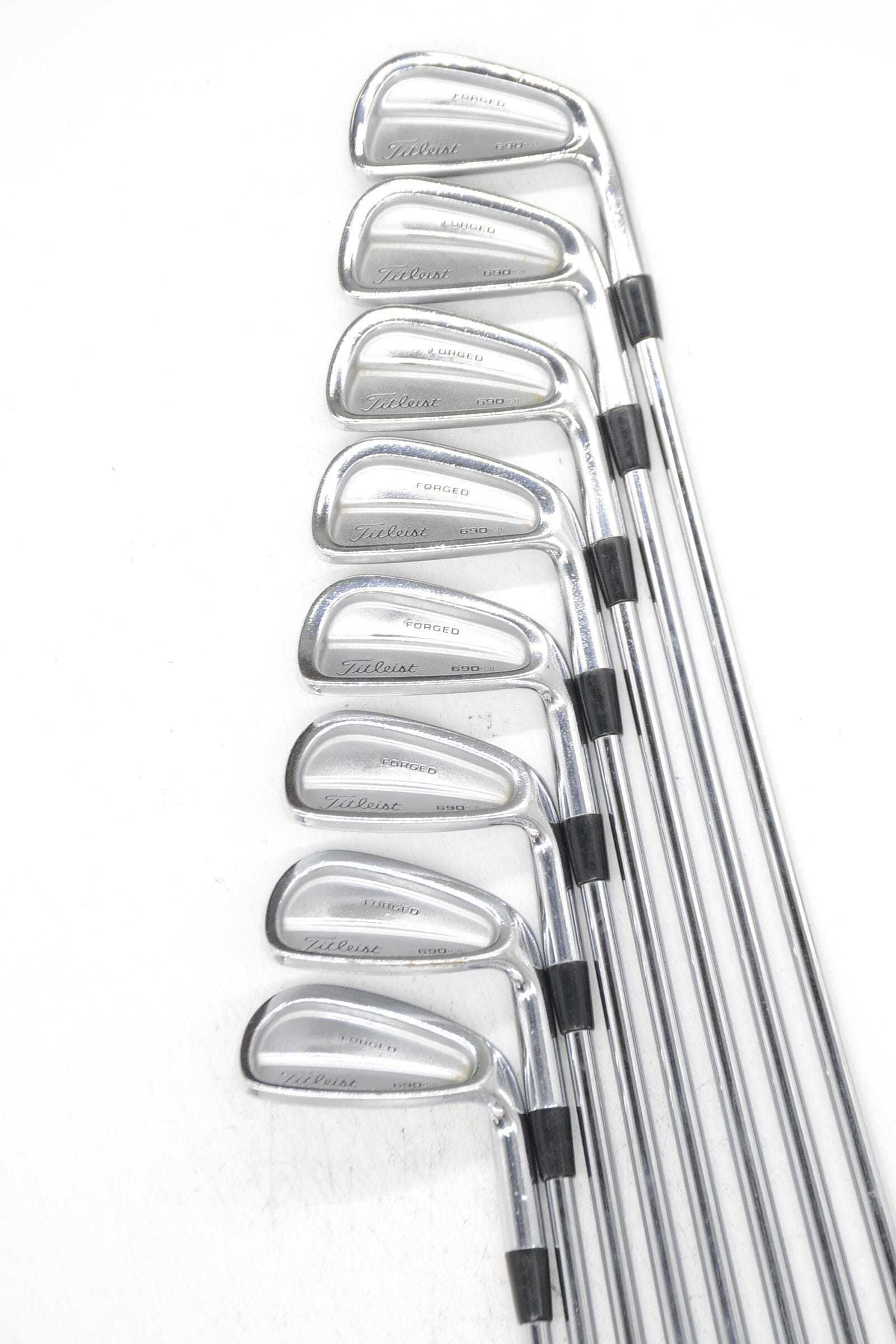 Titleist 690 CB Forged 2-PW Iron Set S Flex +0.25" Golf Clubs GolfRoots