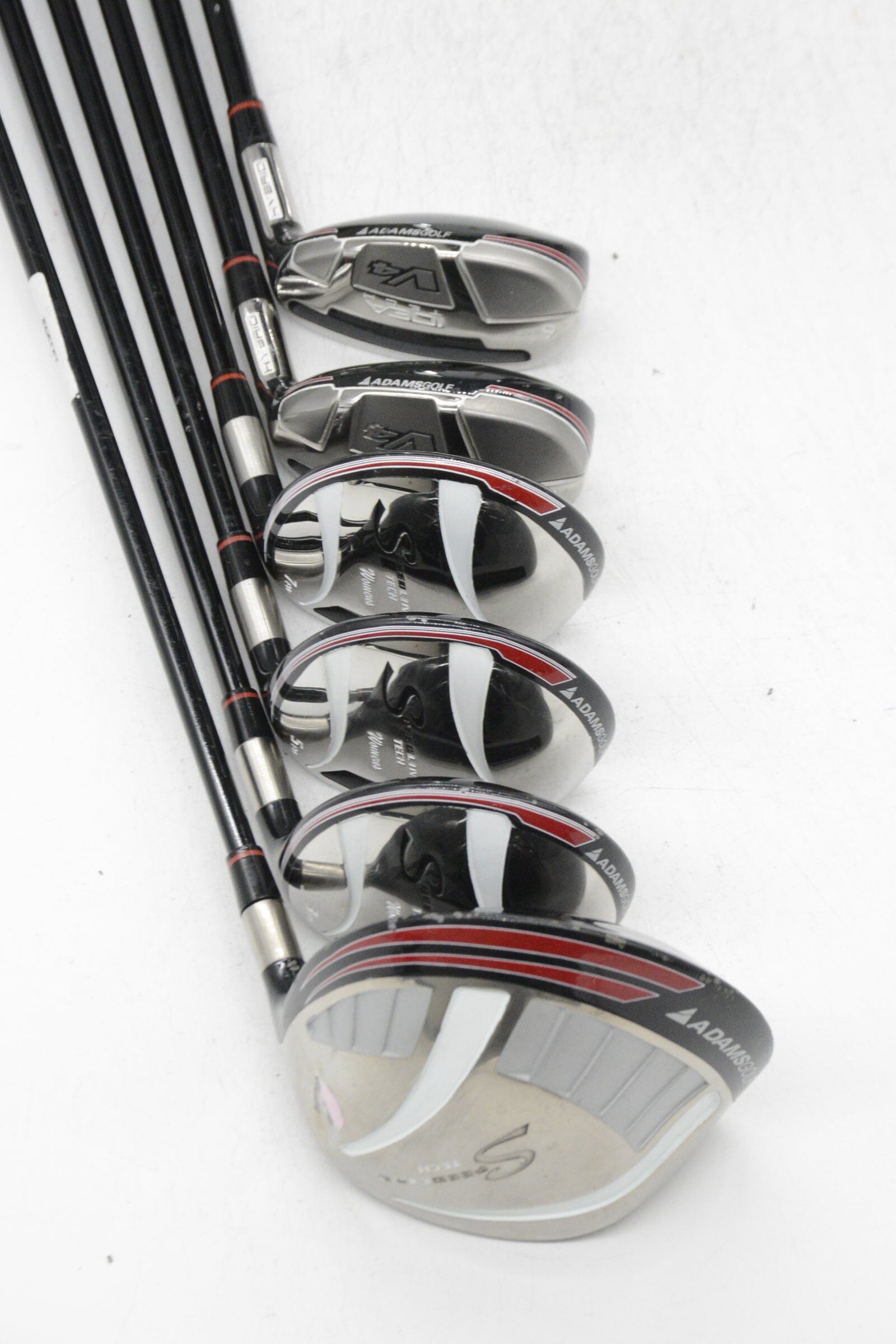 *Dented* Adams Speedline Tech D, 3W, 5W, 7W, 5H, 6H Wood Set W Flex Golf Clubs GolfRoots