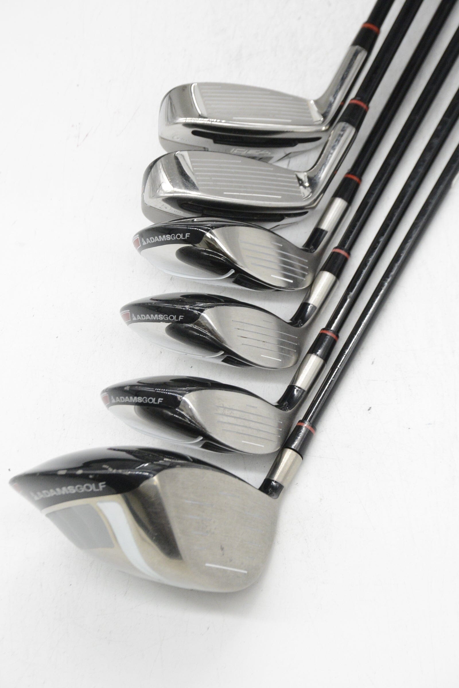 *Dented* Adams Speedline Tech D, 3W, 5W, 7W, 5H, 6H Wood Set W Flex Golf Clubs GolfRoots