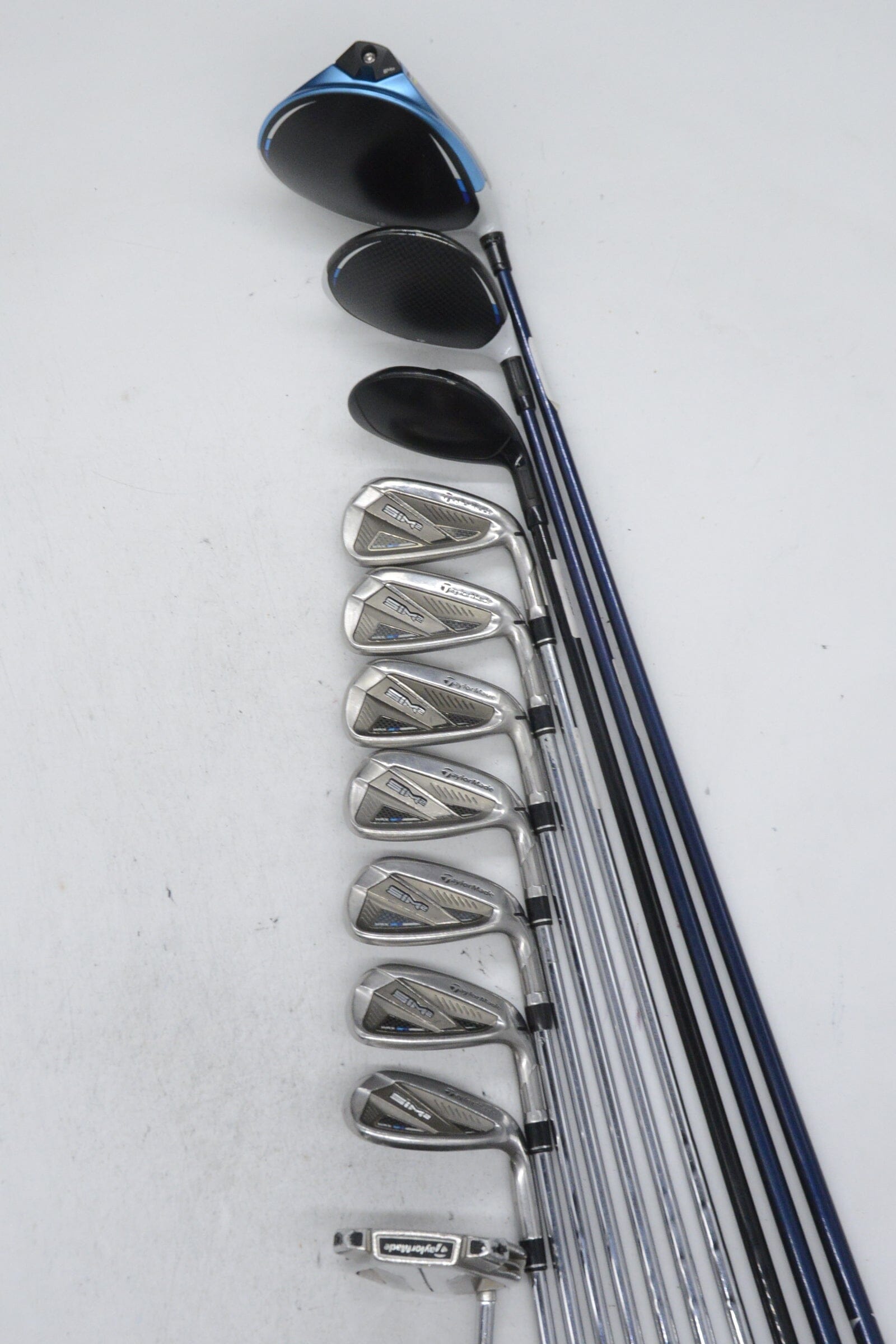 TaylorMade SIM2 Max Mixed Full Set R Flex +0.25" Golf Clubs GolfRoots