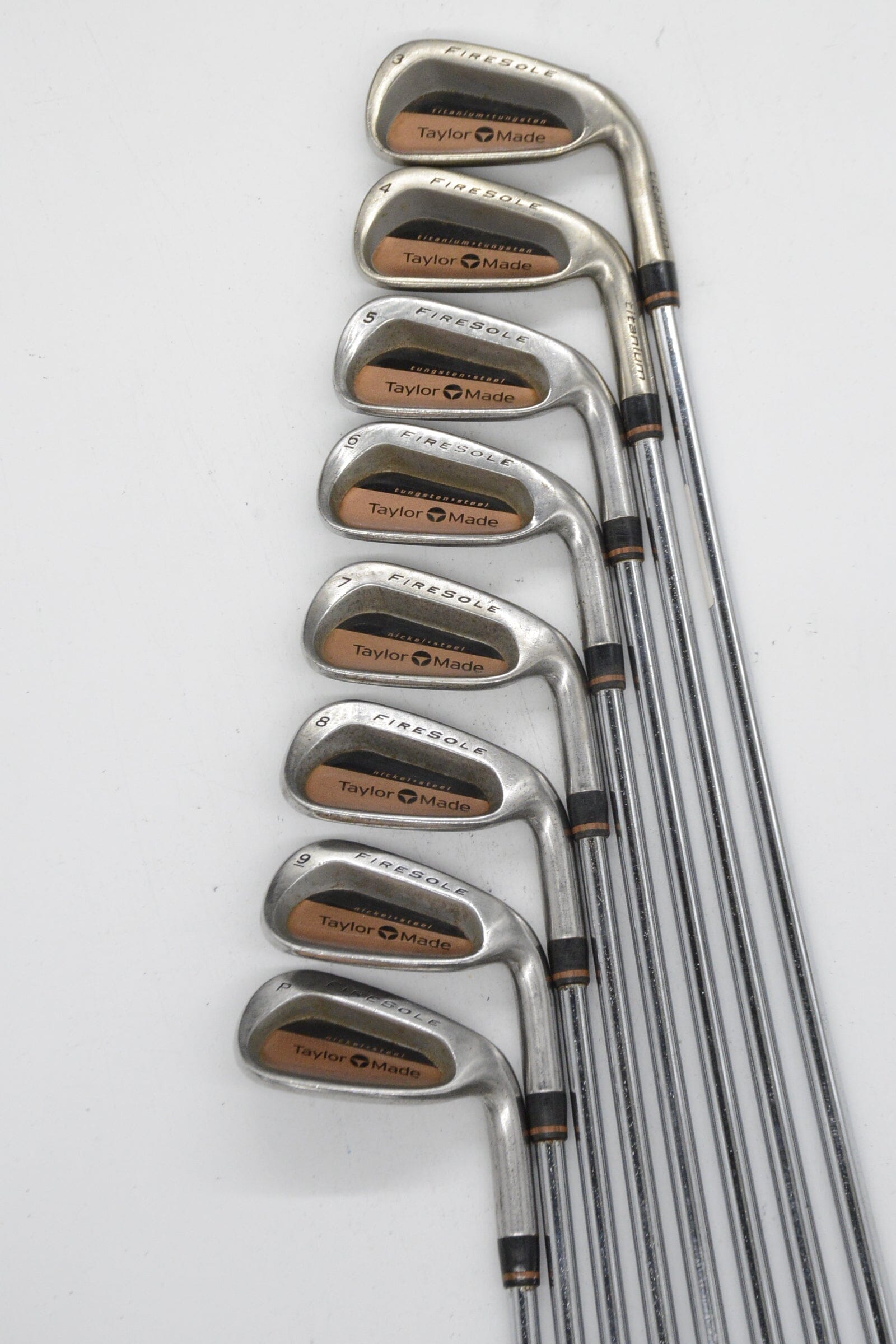 TaylorMade Firesole 3-PW Iron Set S Flex -0.5" Golf Clubs GolfRoots