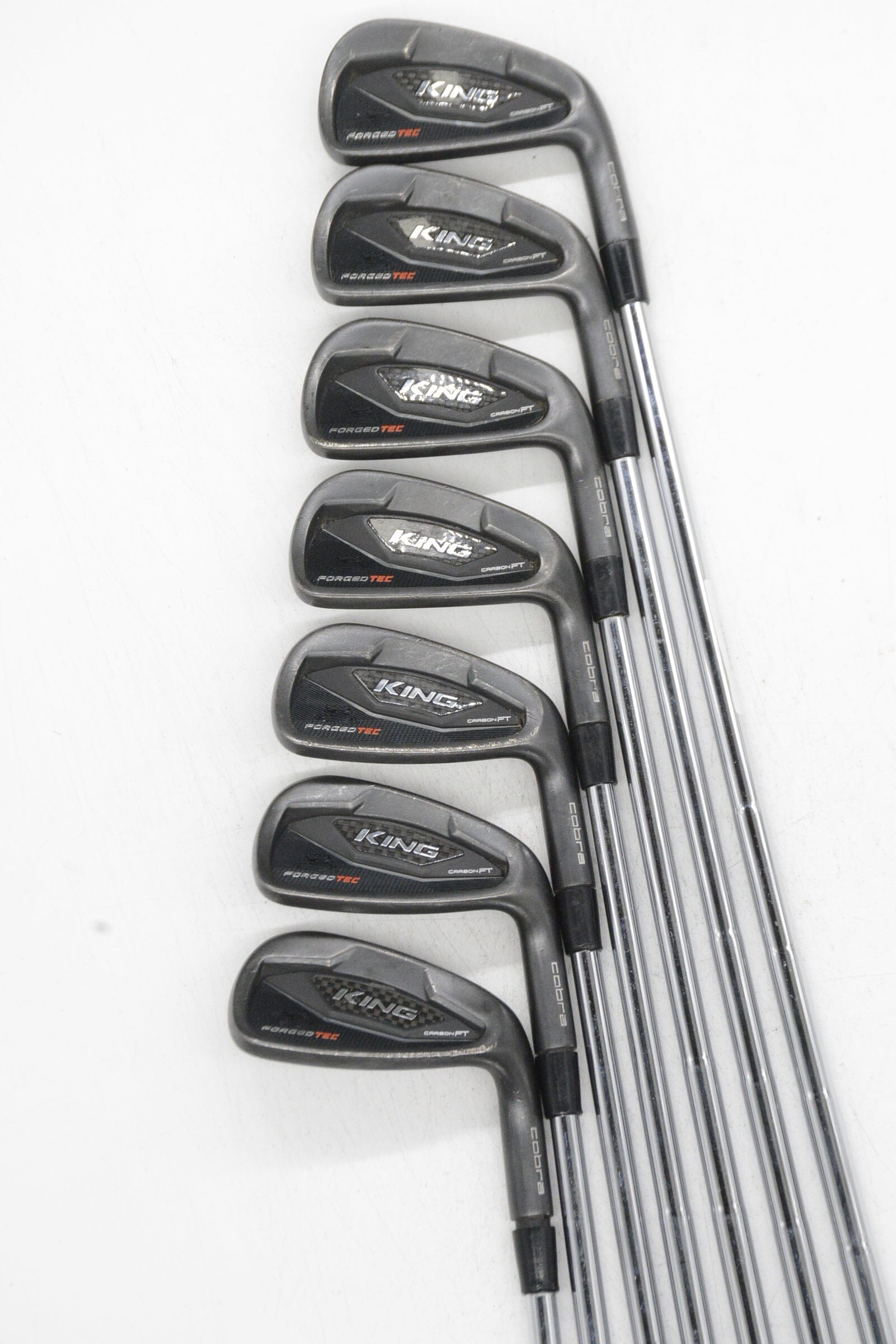 Cobra King Forged Tec Black 4-PW Iron Set X Flex +0.5" Golf Clubs GolfRoots