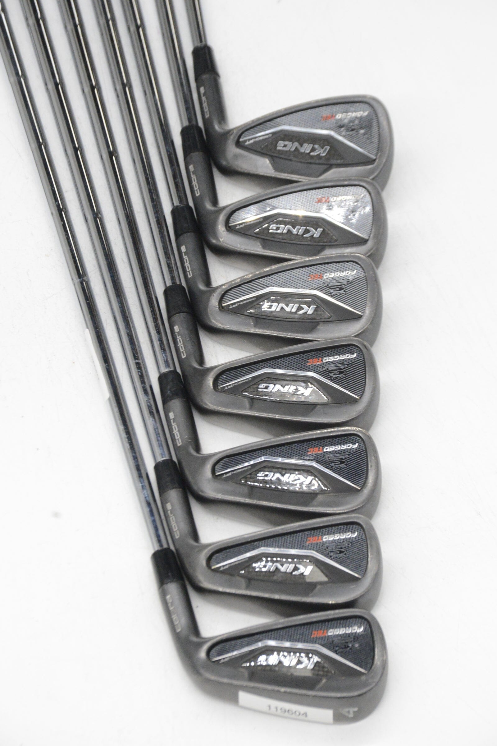 Cobra King Forged Tec Black 4-PW Iron Set X Flex +0.5" Golf Clubs GolfRoots