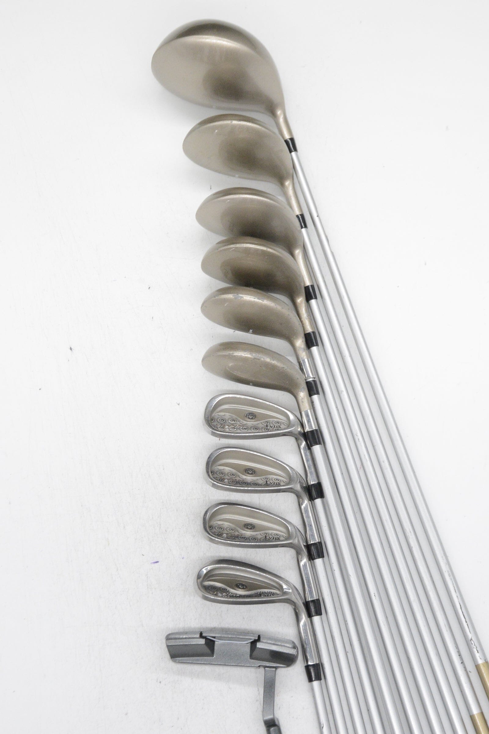 Women's Lynx Crystal Cat Mixed Full Set W Flex -0.25" Golf Clubs GolfRoots