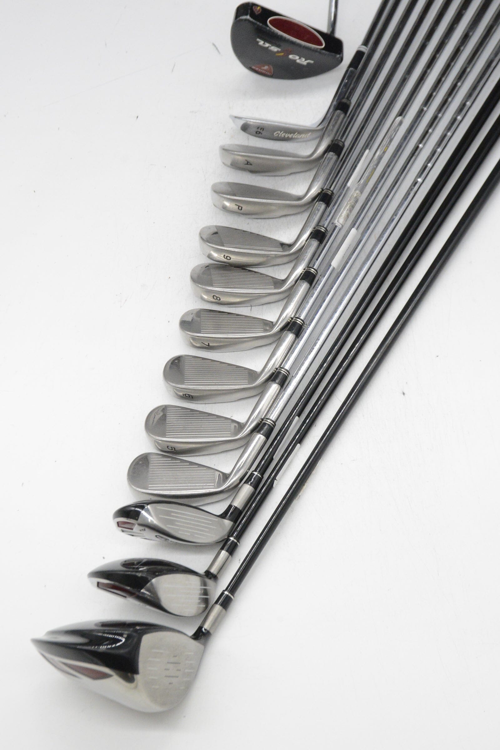 TaylorMade Burner Plus Mixed Full Set Uniflex +0.5" Golf Clubs GolfRoots